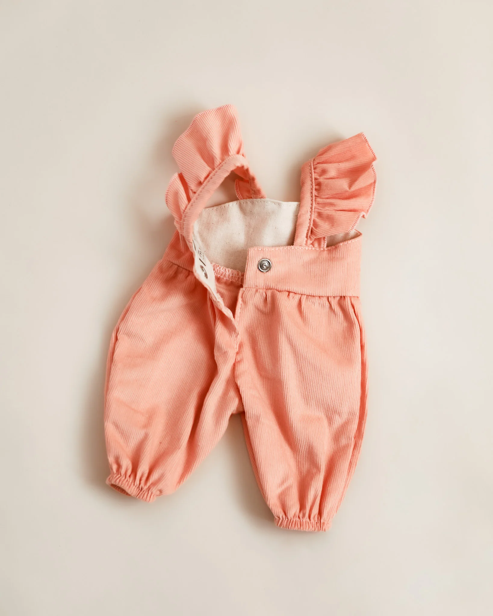 Minikane Doll Clothes | Doll Jumpsuit - Peach - Image 3