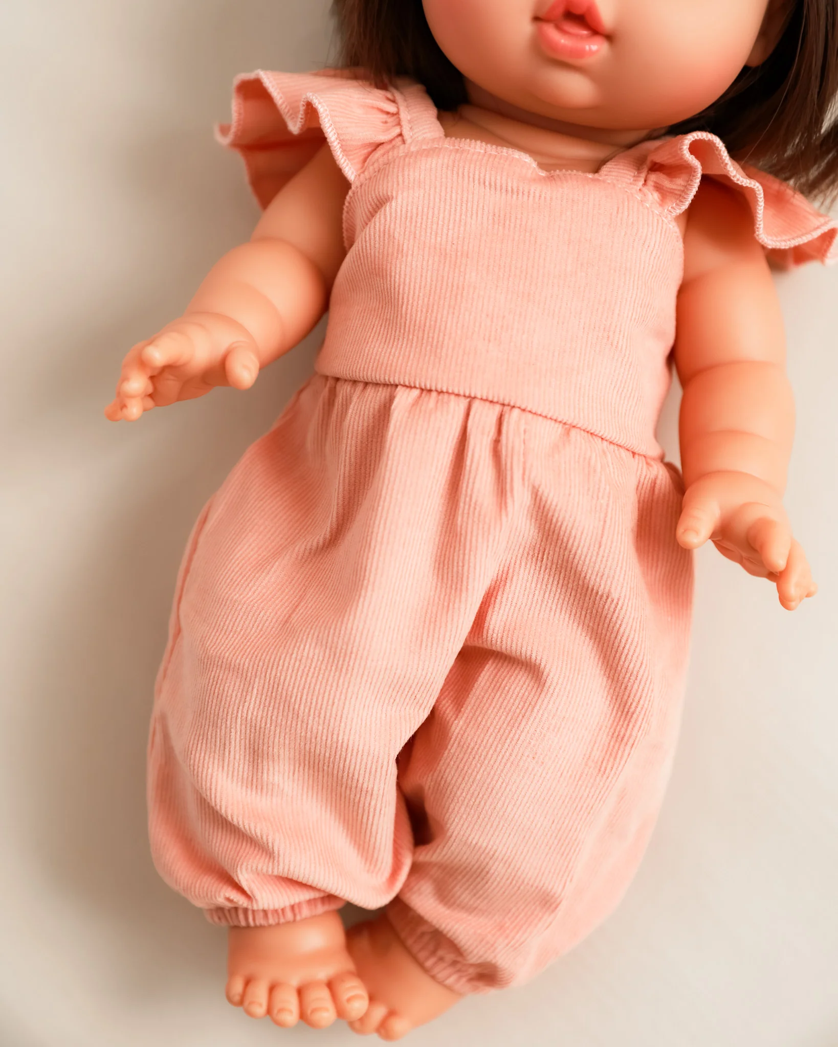 Minikane Doll Clothes | Doll Jumpsuit - Peach - Image 4