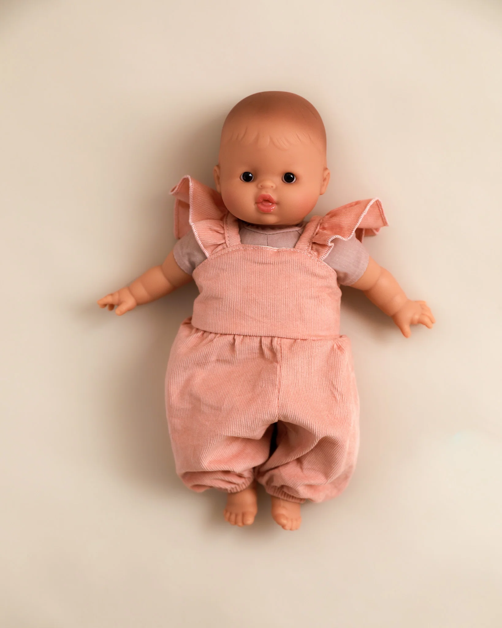 Minikane Doll Clothes | Doll Jumpsuit - Peach - Image 5
