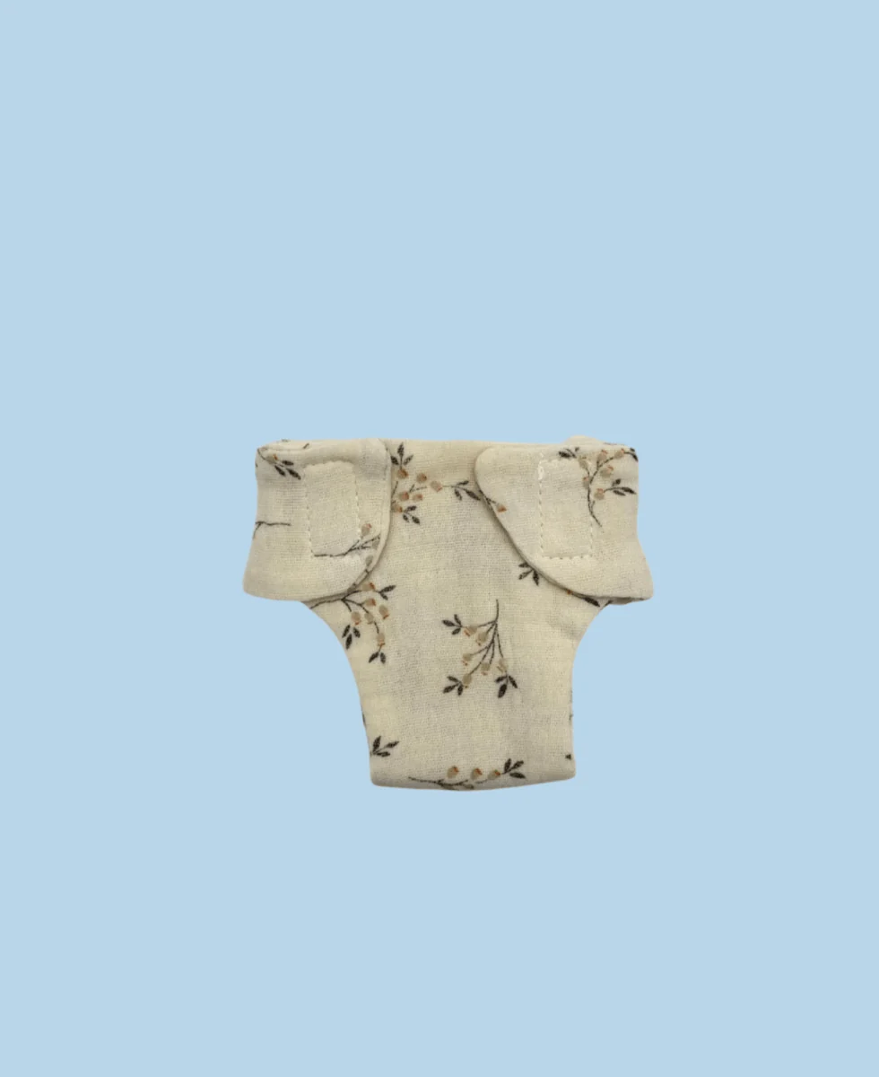 Minikane Doll Clothes | Doll Muslin Diaper - Woodland Whisper - Image 2