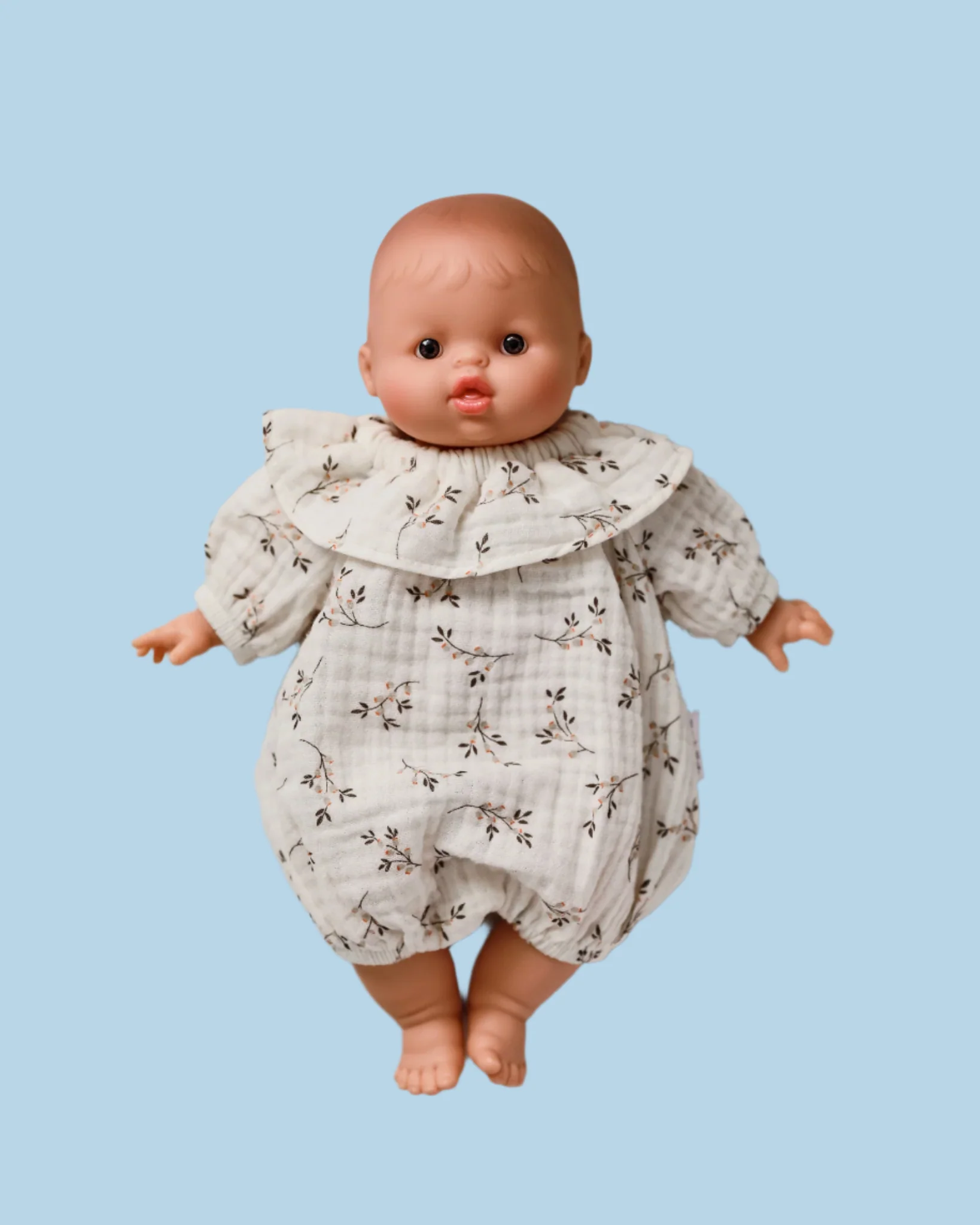 Minikane Doll Clothes | Doll Muslin Romper - Woodland Whisper - Image 2