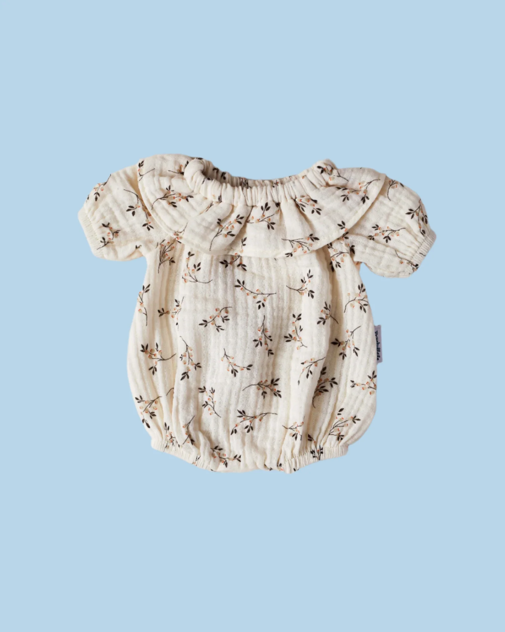 Minikane Doll Clothes | Doll Muslin Romper - Woodland Whisper - Image 3