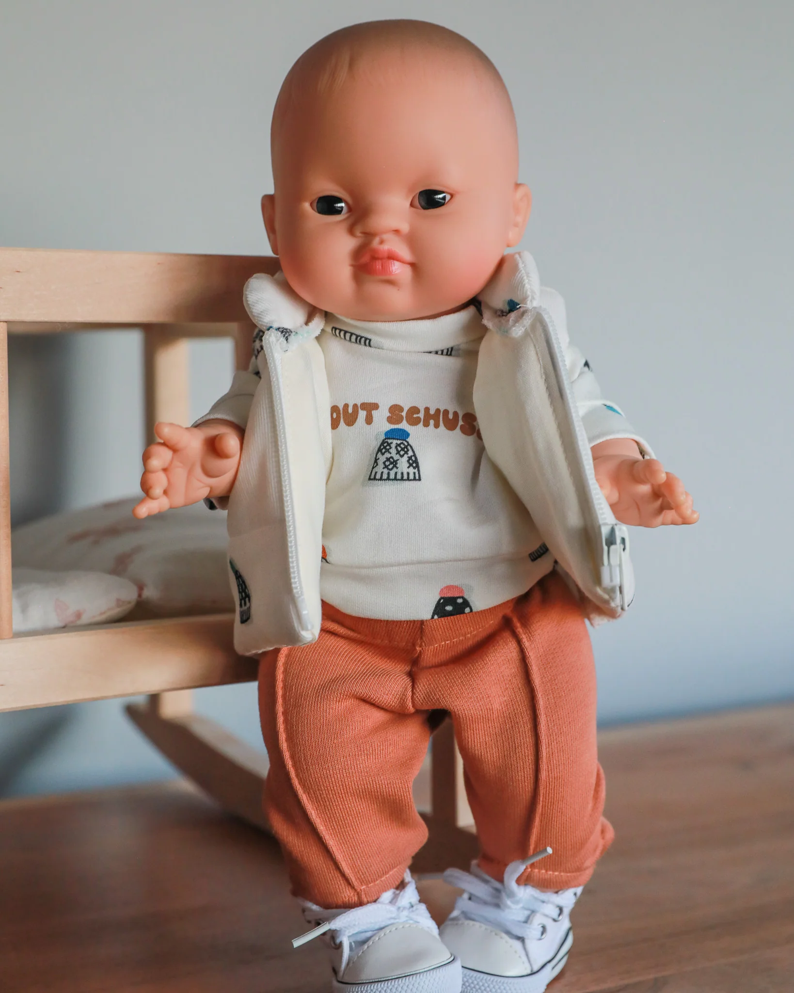 Minikane Doll Clothes | Doll Puffer Vest - Snow Hats - Image 6