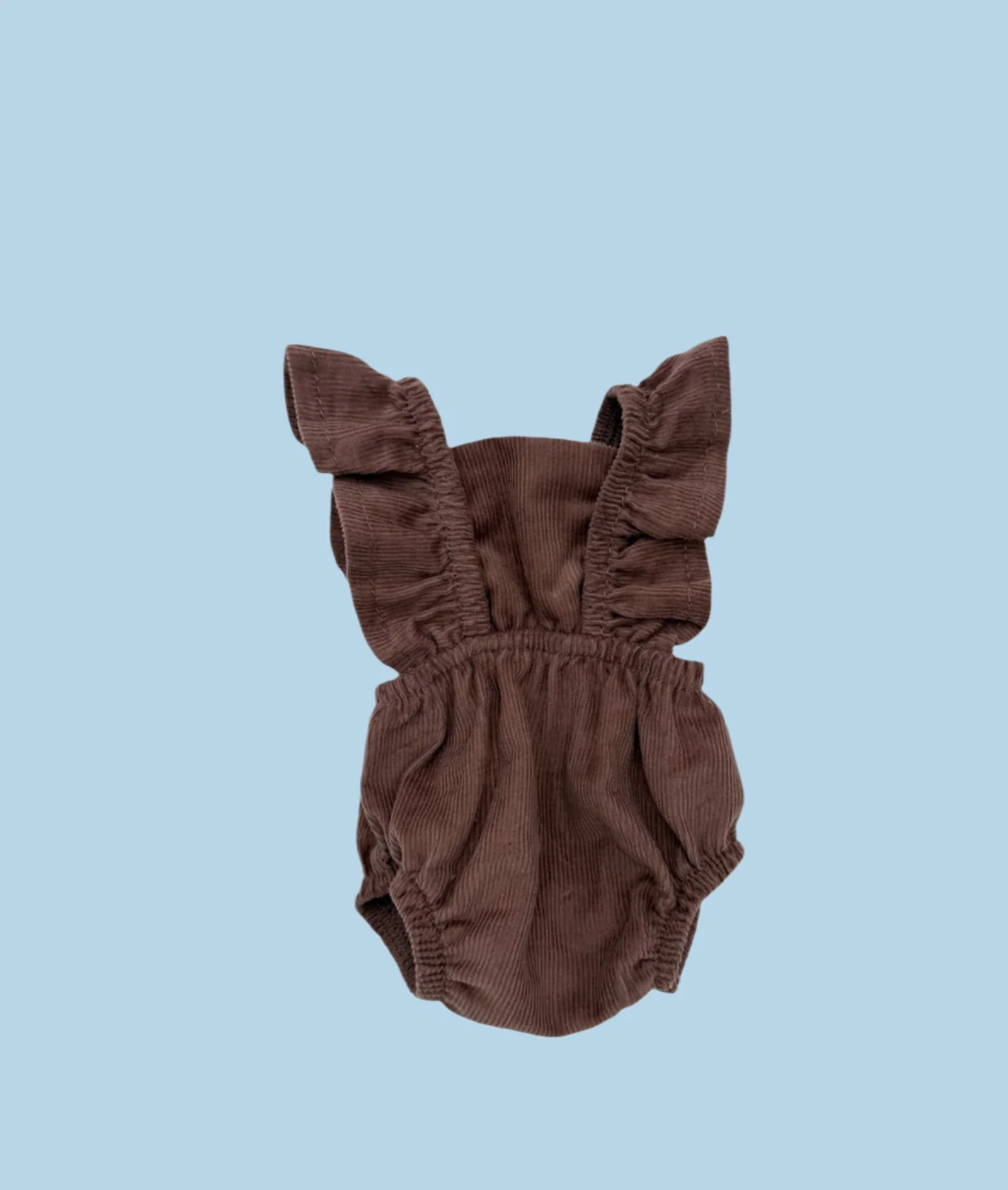 Minikane Doll Clothes | Doll Retro Romper - Chestnut - Image 2