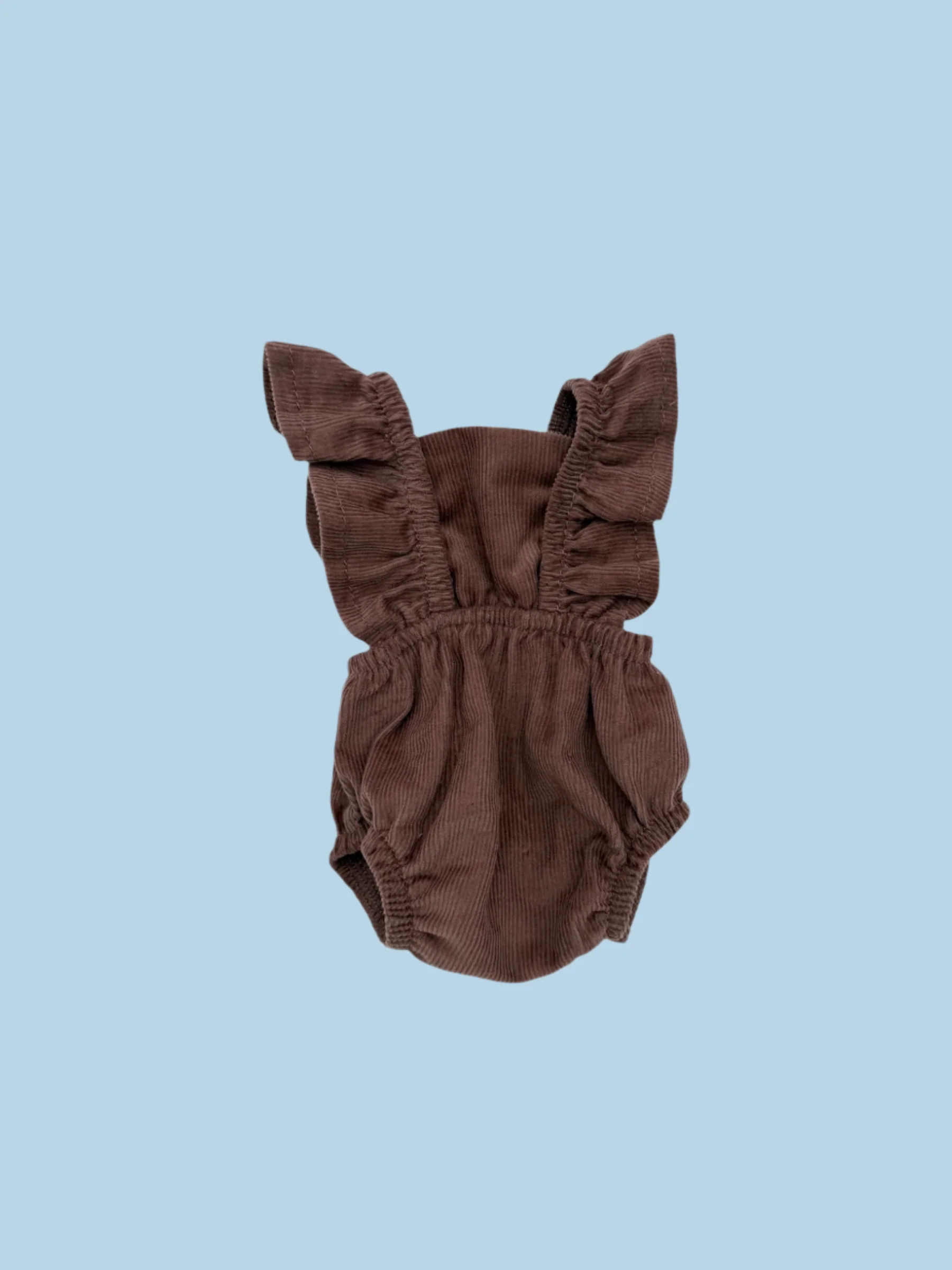 Minikane Doll Clothes | Doll Retro Romper - Chestnut - Image 3