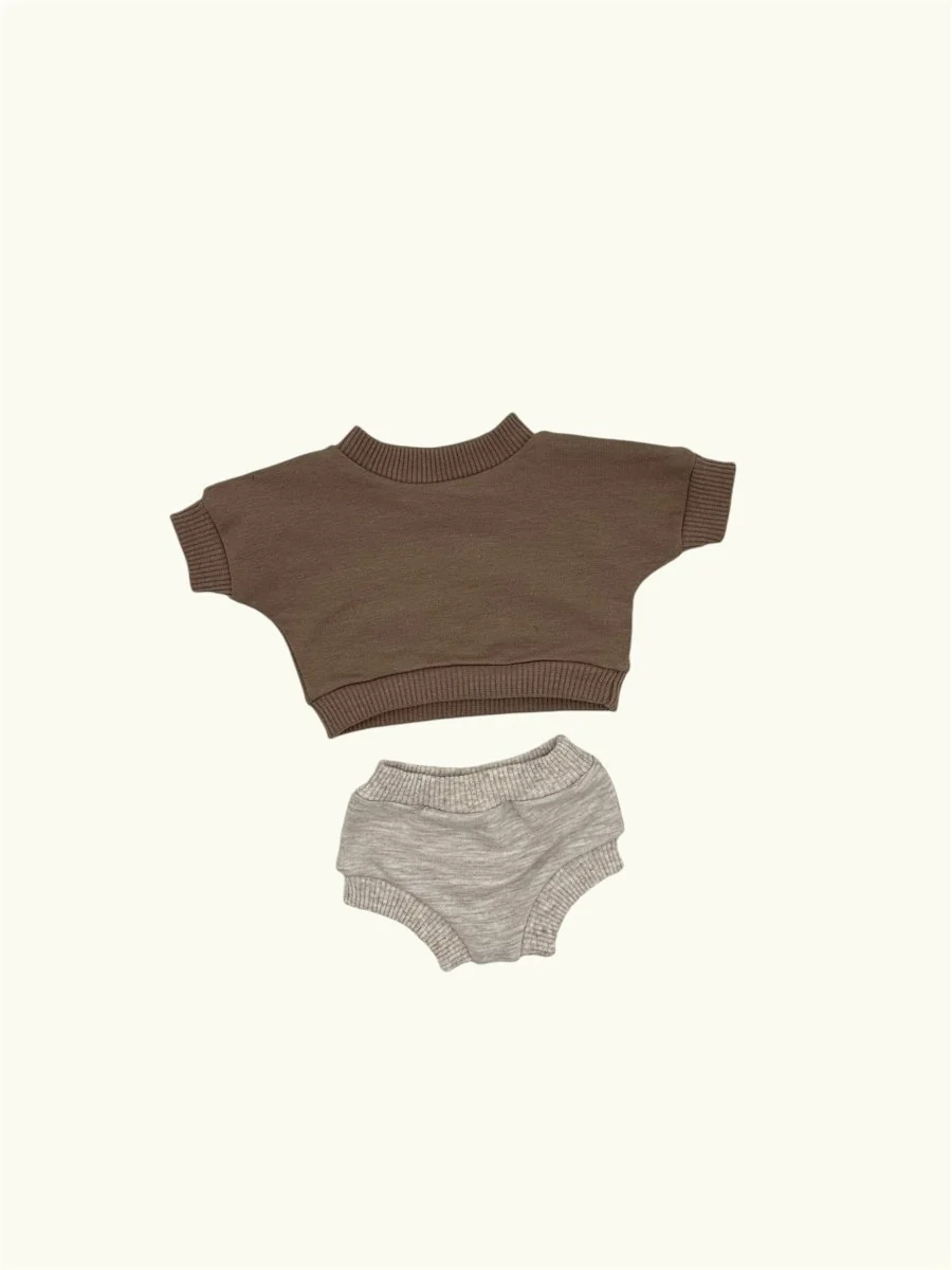 Minikane Doll Clothes | Doll Sweatshirt Set - Lavender Dreams - Image 2