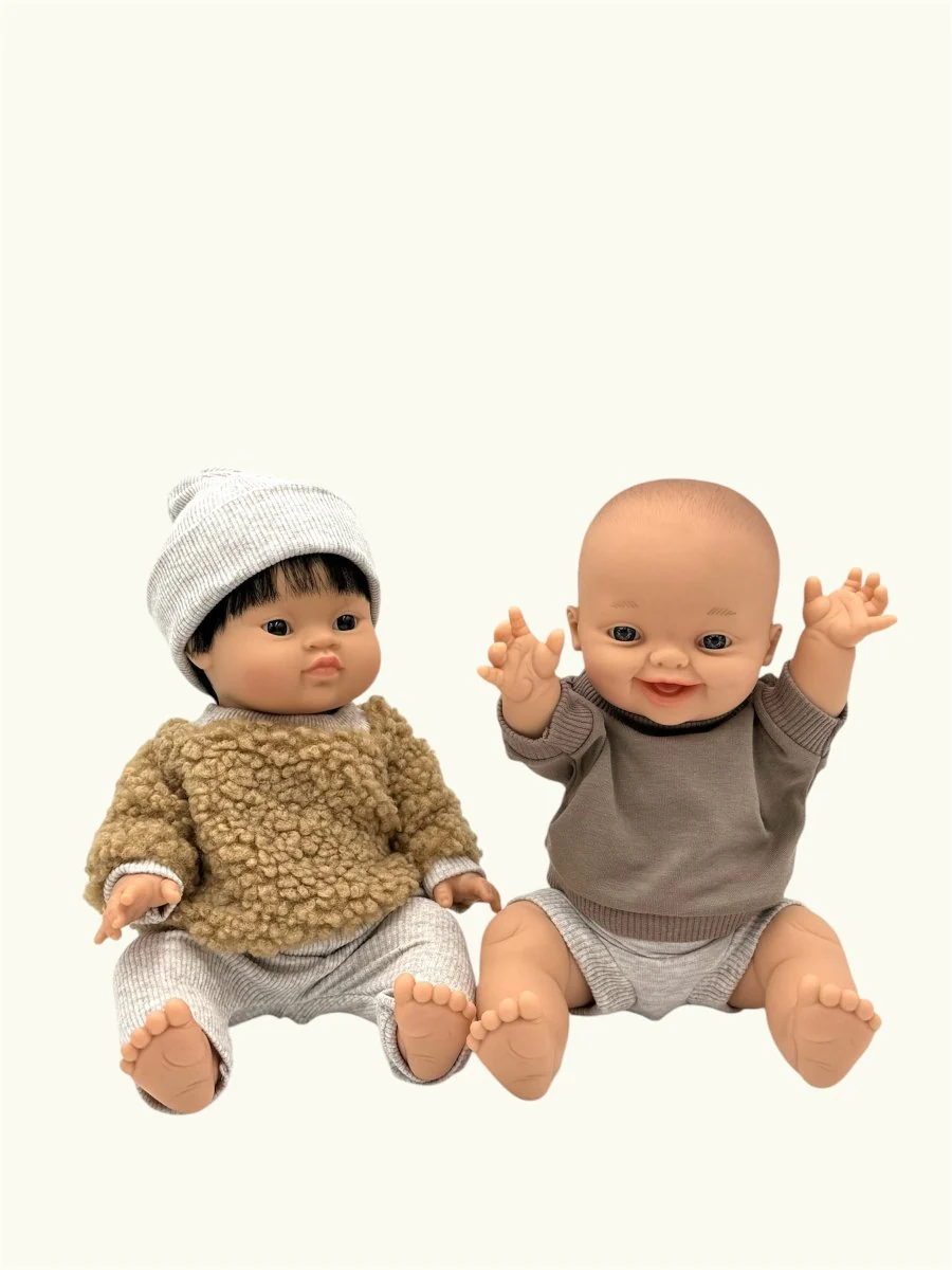 Minikane Doll Clothes | Doll Sweatshirt Set - Lavender Dreams - Image 4