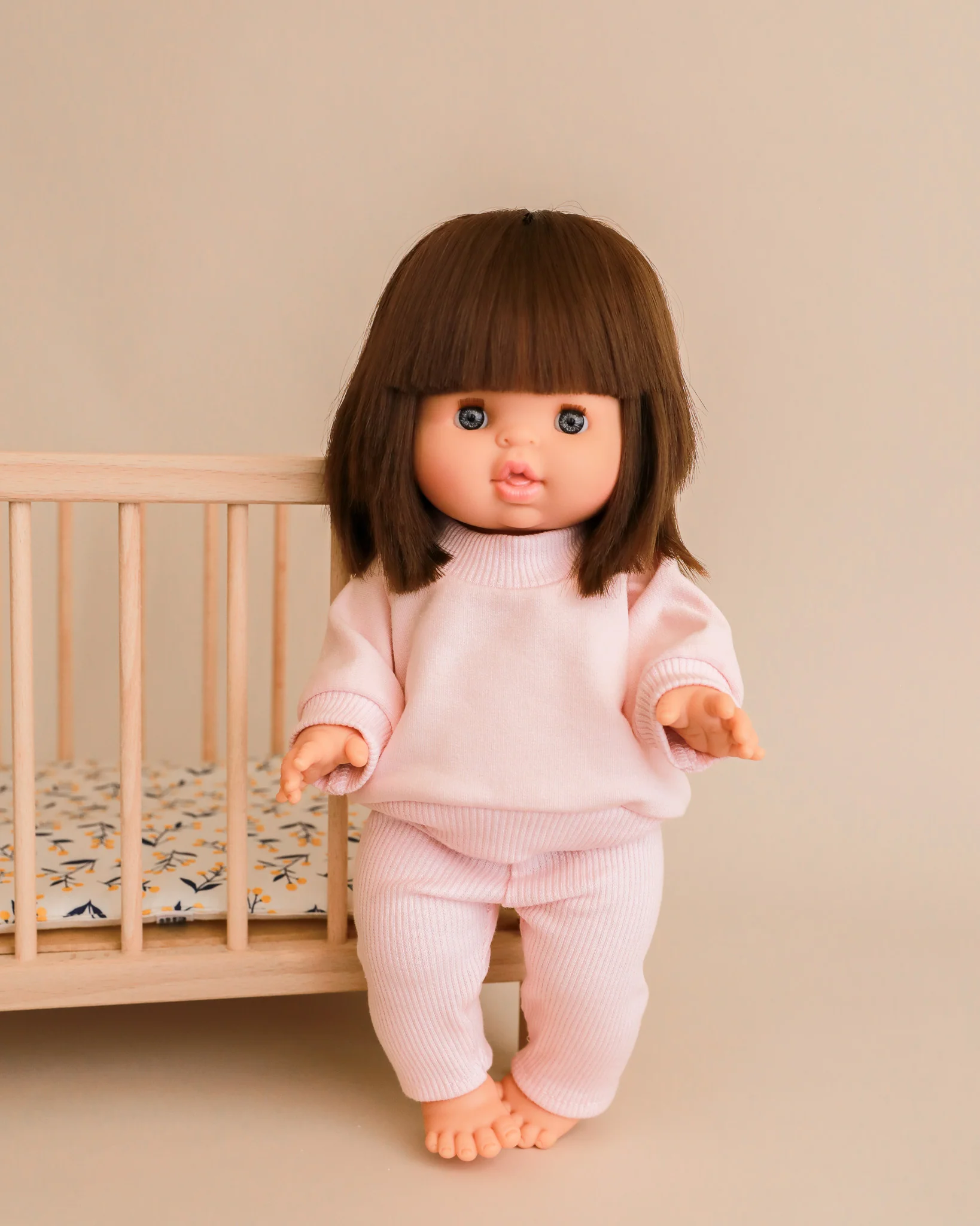 Minikane Doll Clothes | Doll Sweatshirt Set - Petal - Image 4