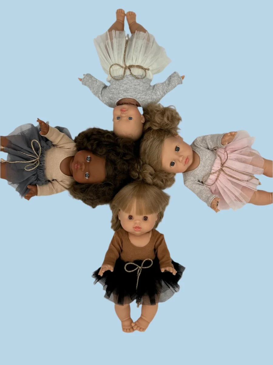 Minikane Doll Clothes | Doll Tutu Bodysuit - Misty Meadow - Image 5