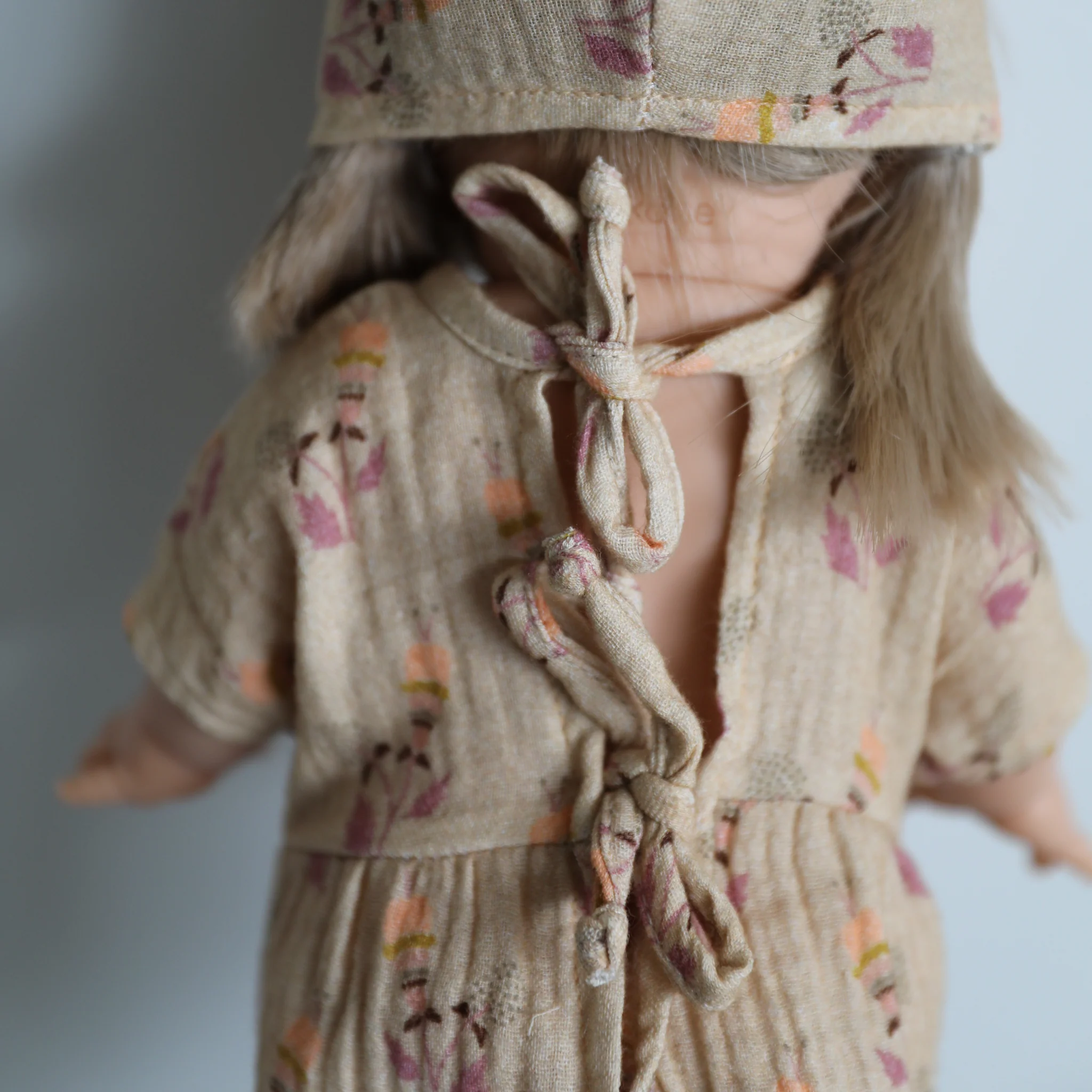 Minikane Doll Clothes - Flower Romper with Bonnet - Image 5