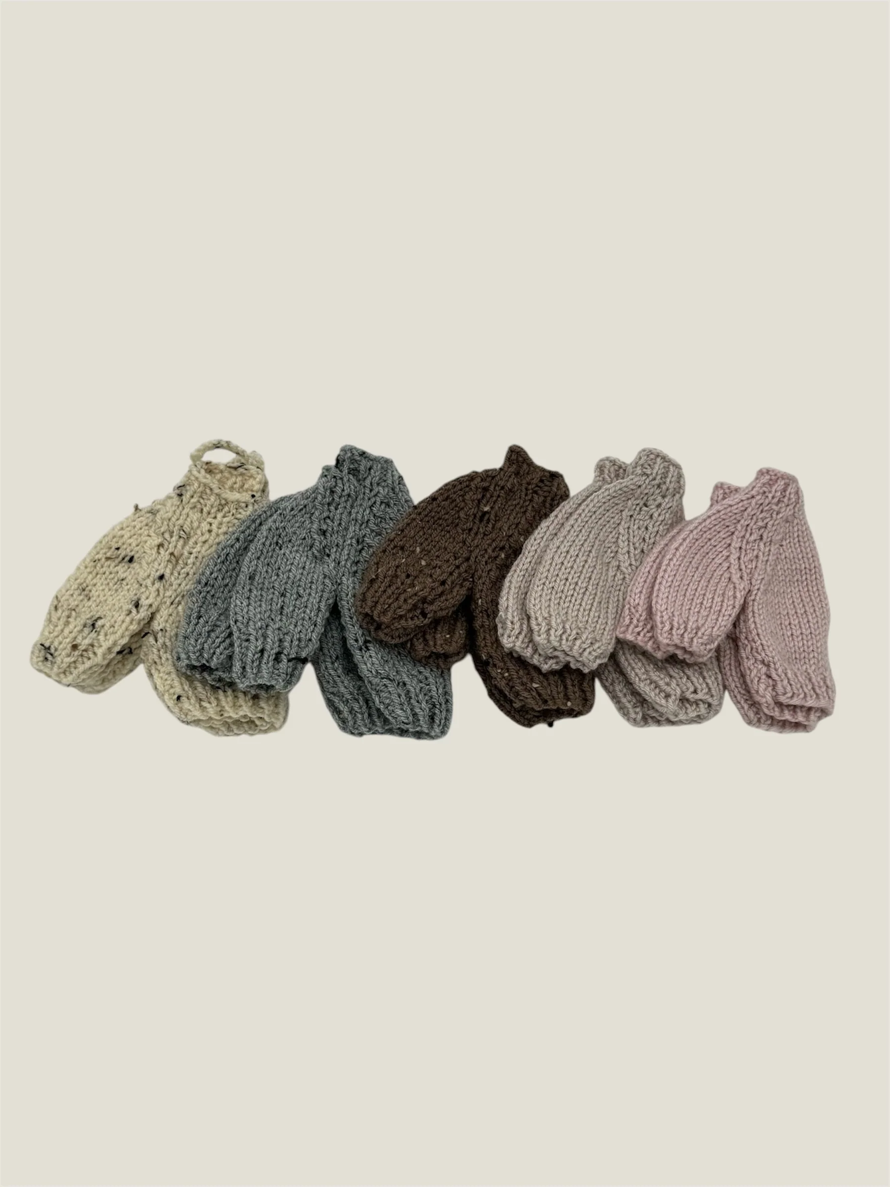 Minikane Doll Clothes | Knitted Pullover - Chocolate - Image 8