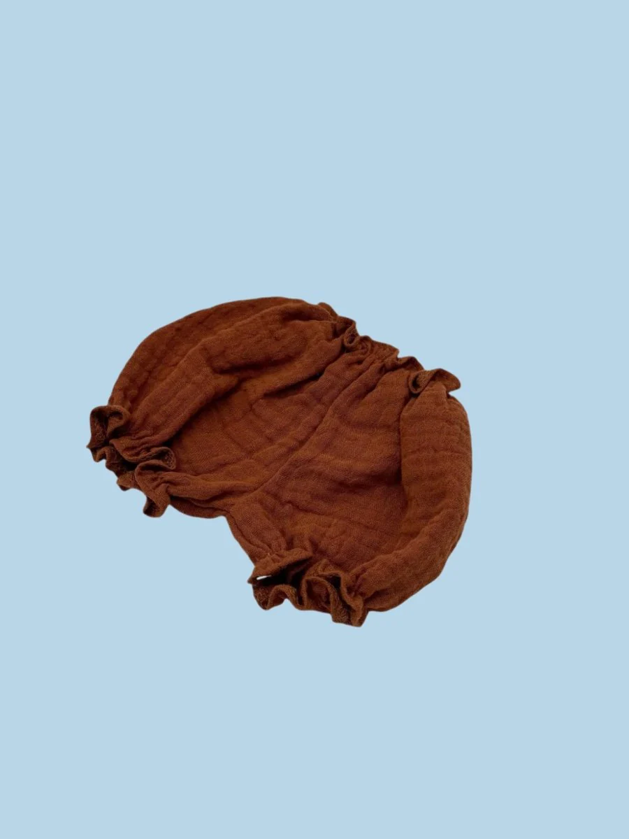 Minikane Doll Clothes | Muslin Bloomers - Cinnamon - Image 2