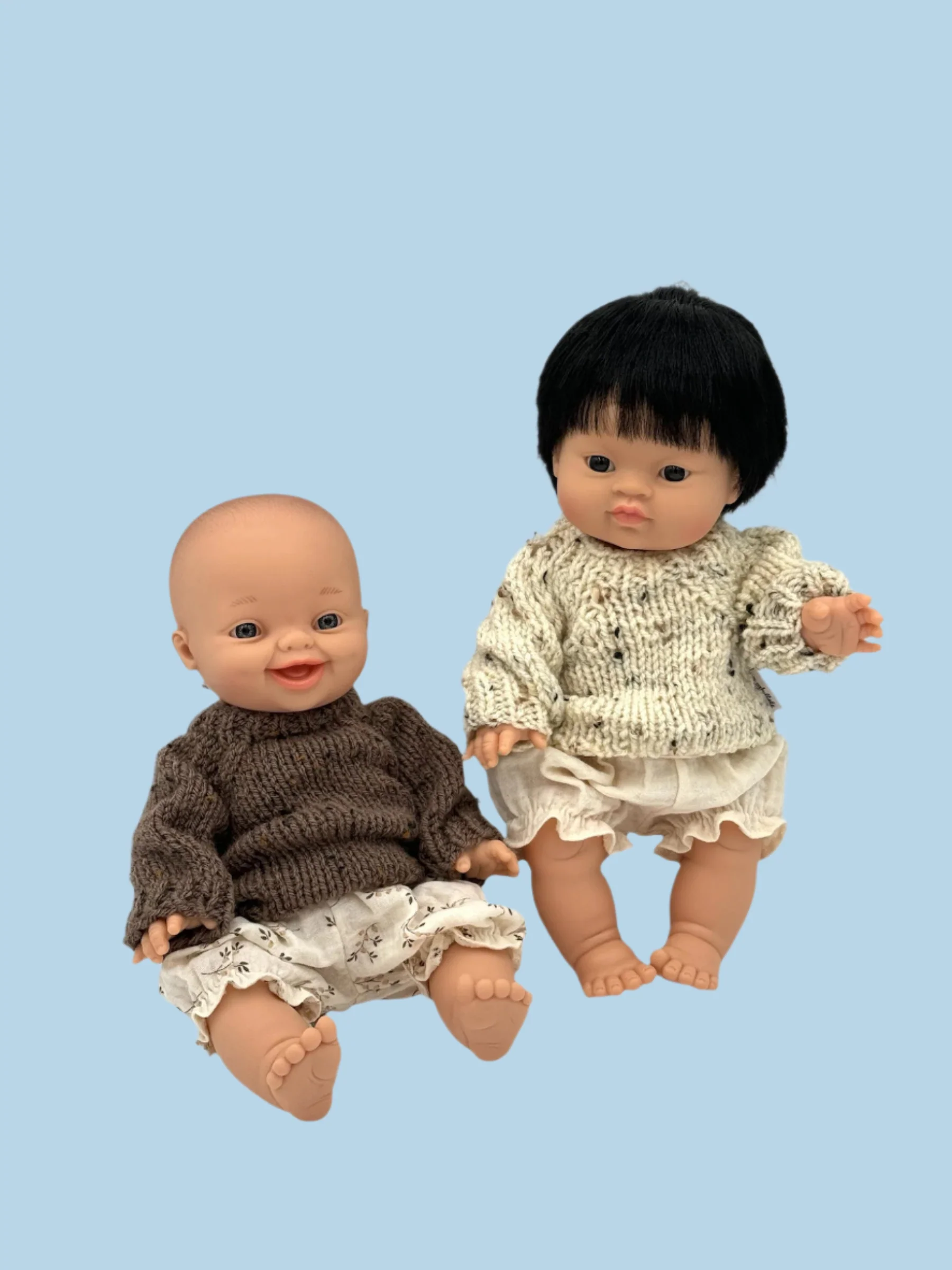 Minikane Doll Clothes | Muslin Bloomers - Cream - Image 3