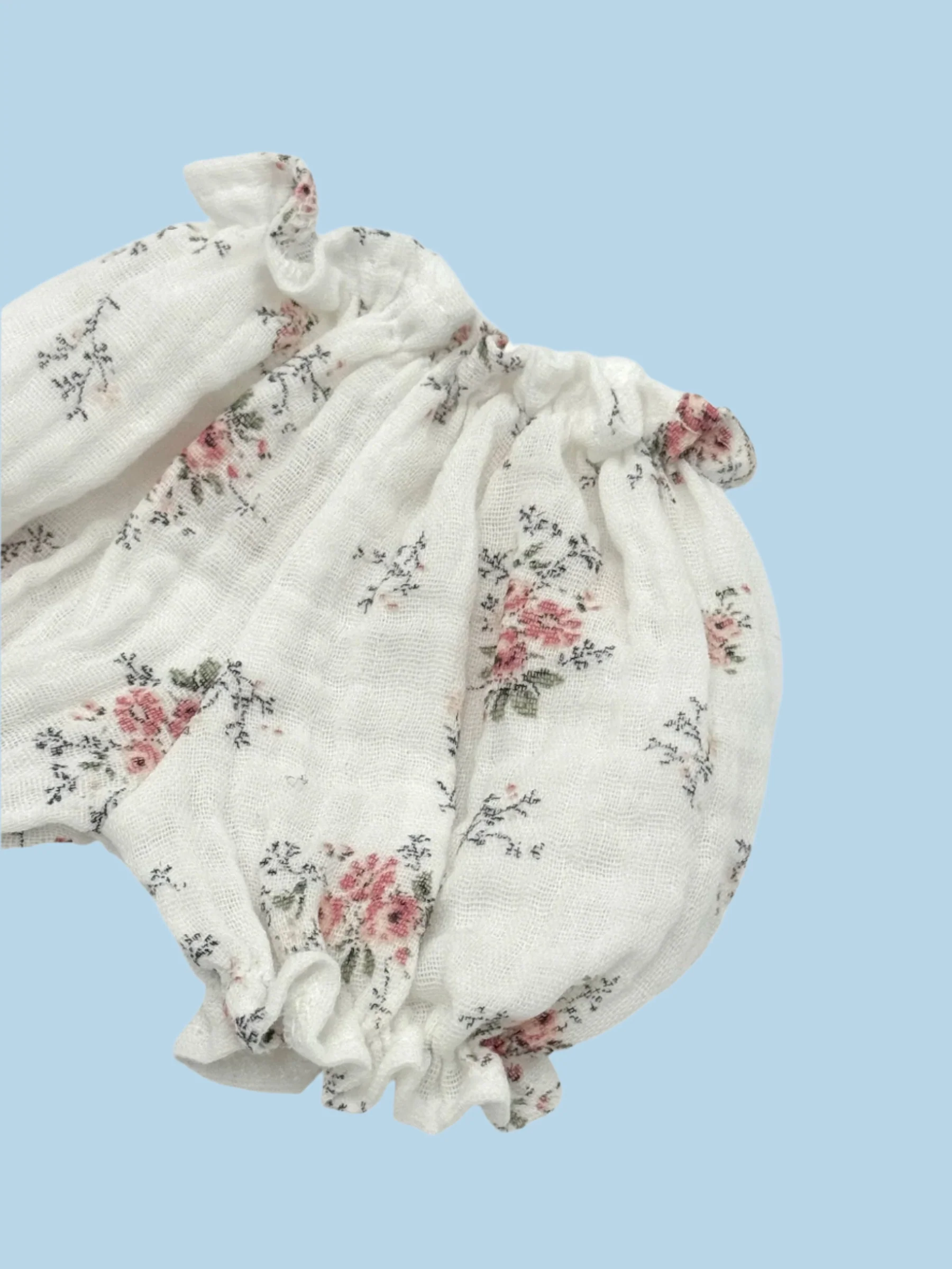 Minikane Doll Clothes | Muslin Bloomers - Rose Garden - Image 3