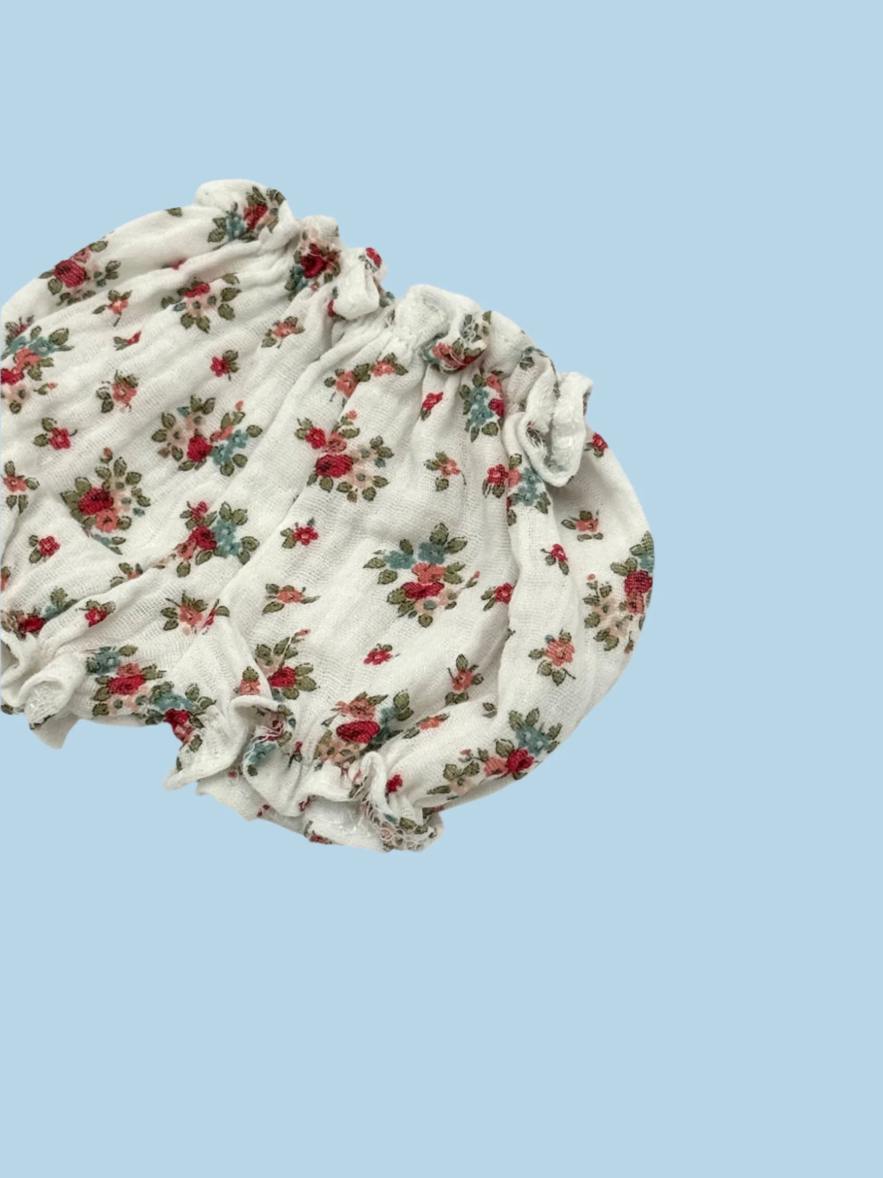 Minikane Doll Clothes | Muslin Bloomers - Wildflower Meadow - Image 3