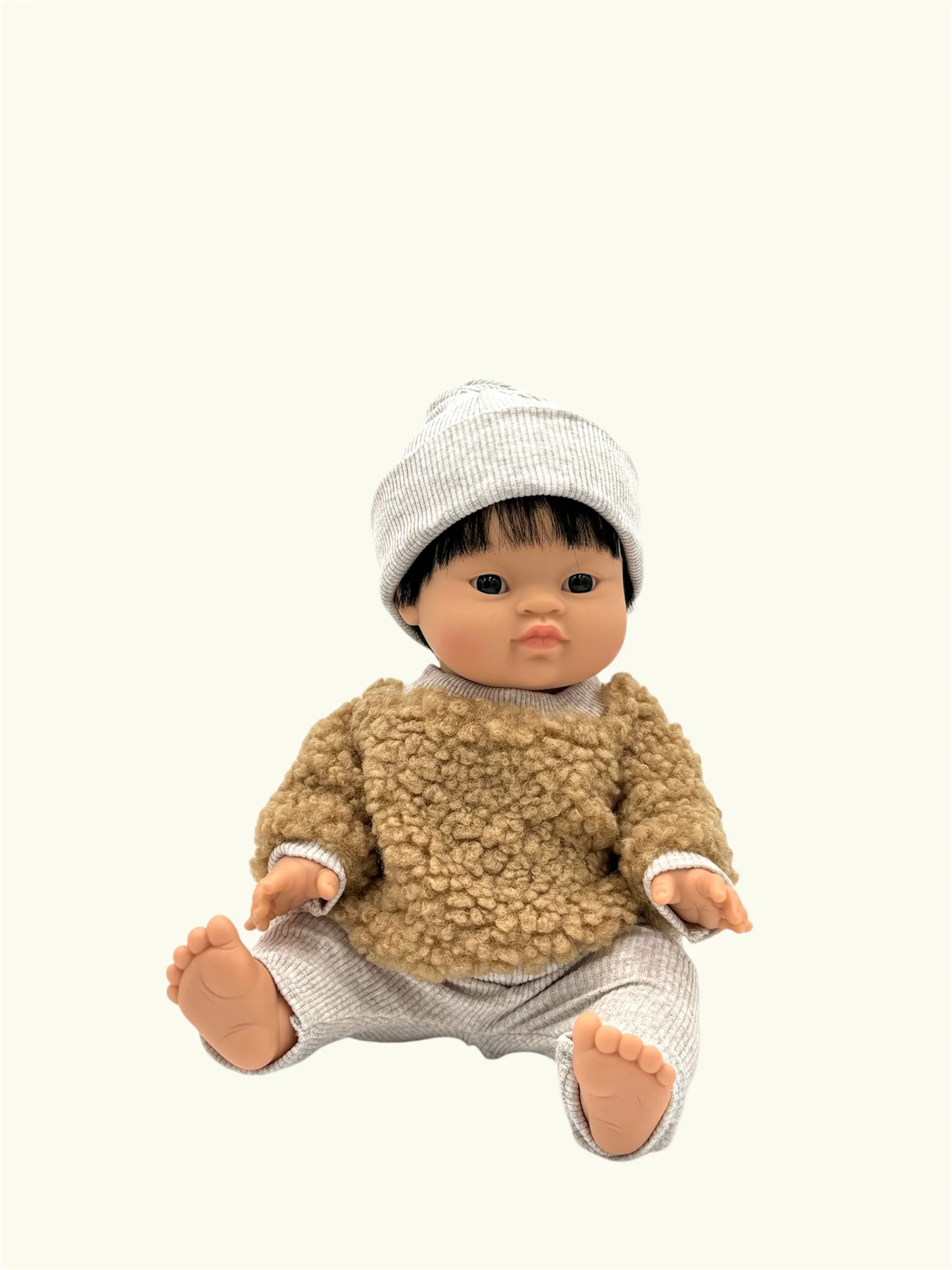 Minikane Doll Clothes | Sherpa Set - Toffee - Image 2