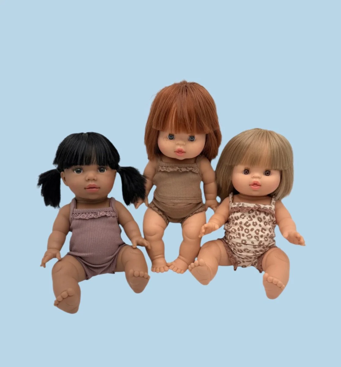 Minikane Doll Clothes | Ribbed Two-Piece Doll Outfit - Leopard - Image 3