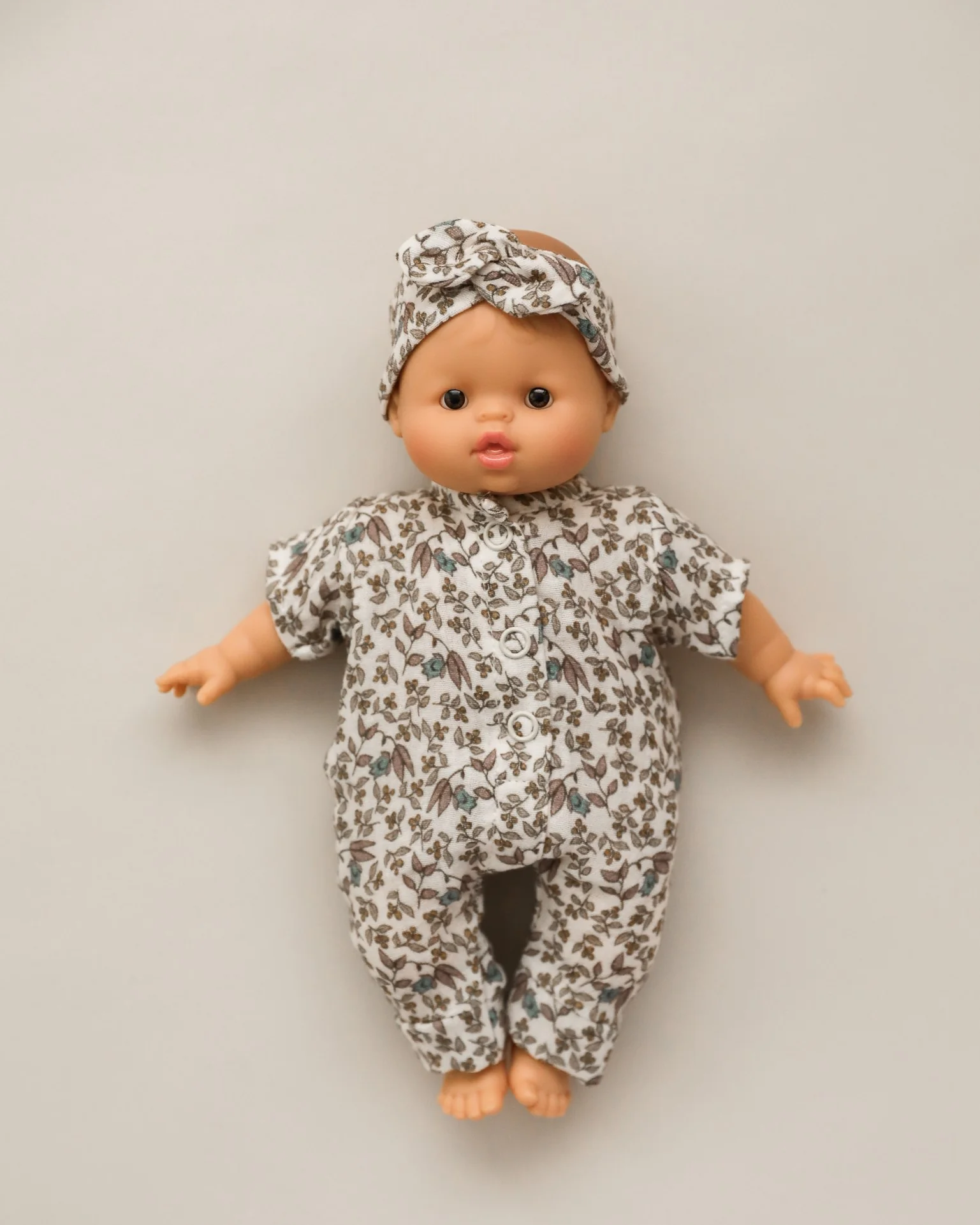 Minikane Doll Clothes | Soft Body Doll Jumpsuit with Headband - Tinkerbell - Image 2