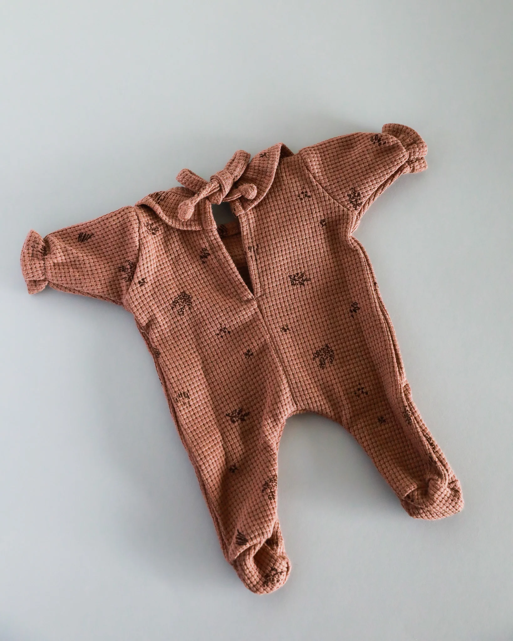 Minikane Doll Clothes | Soft Body Doll Bodysuit - Chestnut - Image 3