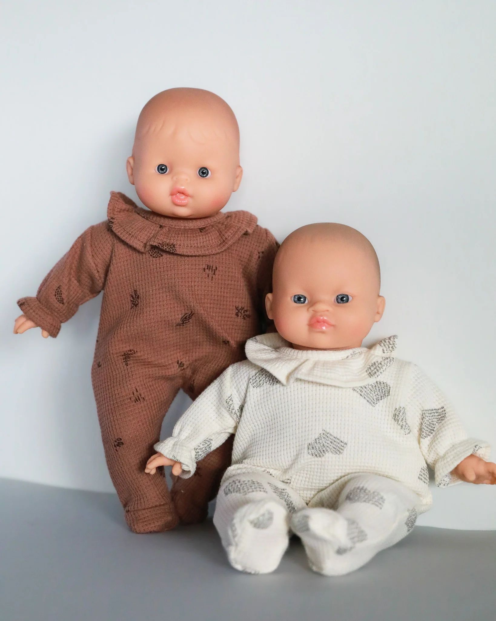 Minikane Doll Clothes | Soft Body Doll Bodysuit - Hearts - Image 7