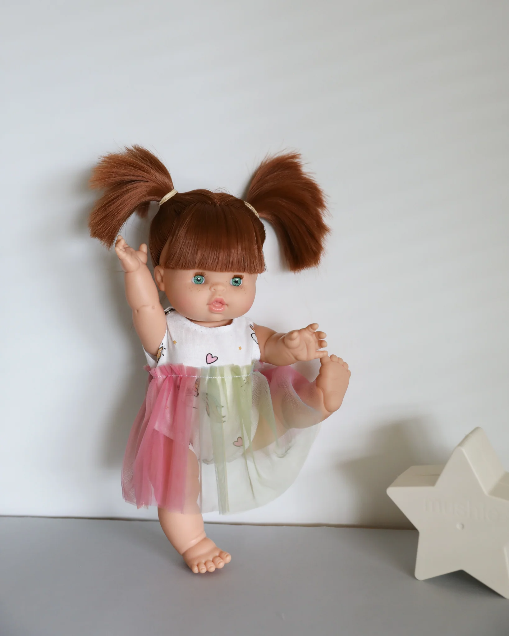 Minikane Doll Clothes | Unicorn Tutu Onesie with Headband - Image 2