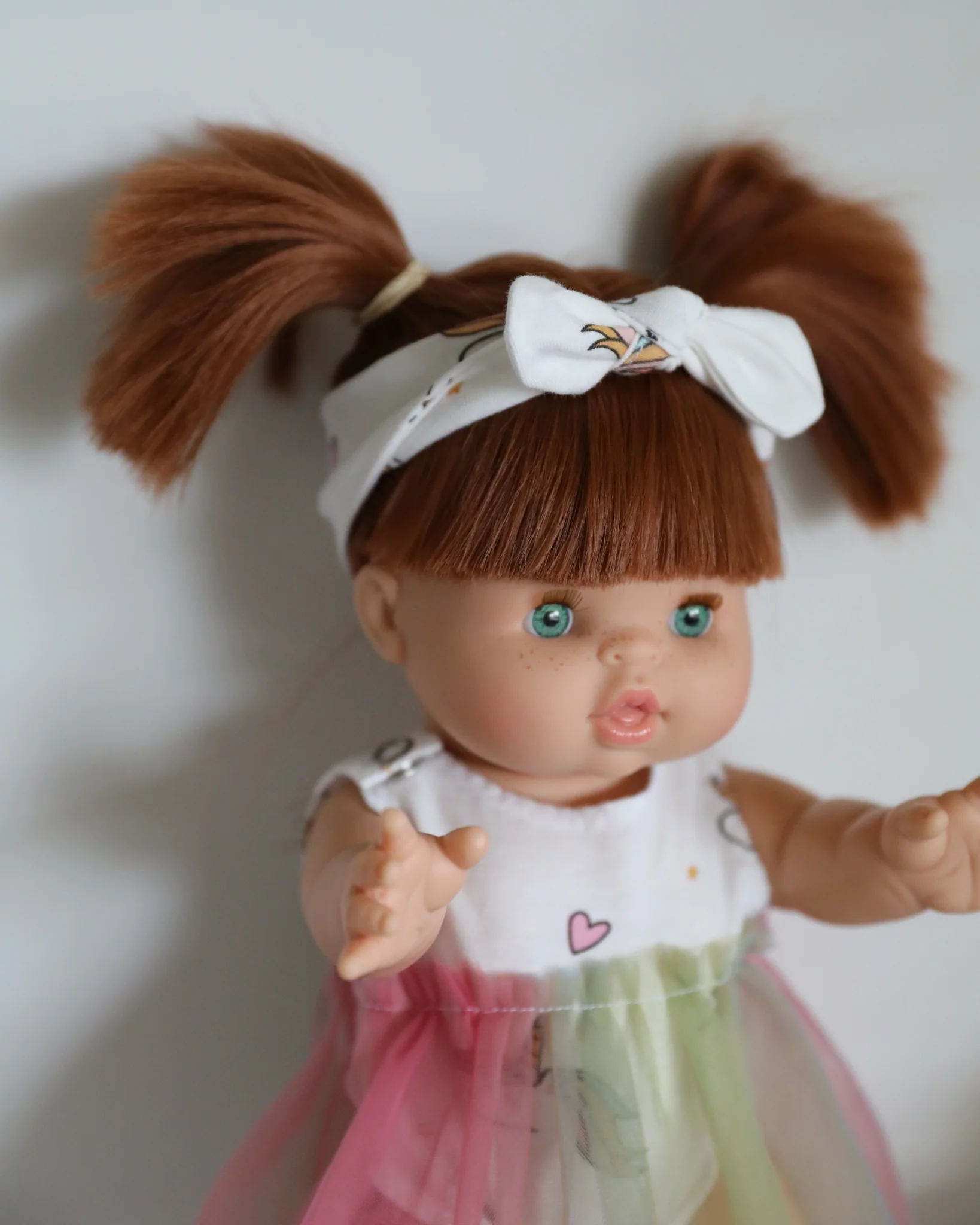 Minikane Doll Clothes | Unicorn Tutu Onesie with Headband - Image 4