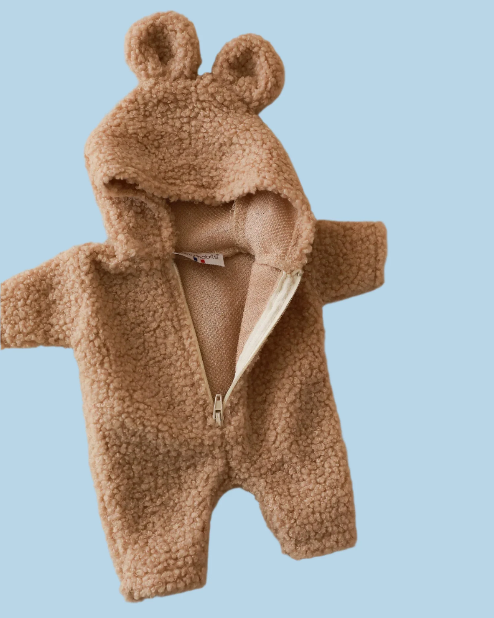 Minikane Doll Clothes | Winnie Doll Jumpsuit - Beige - Image 4