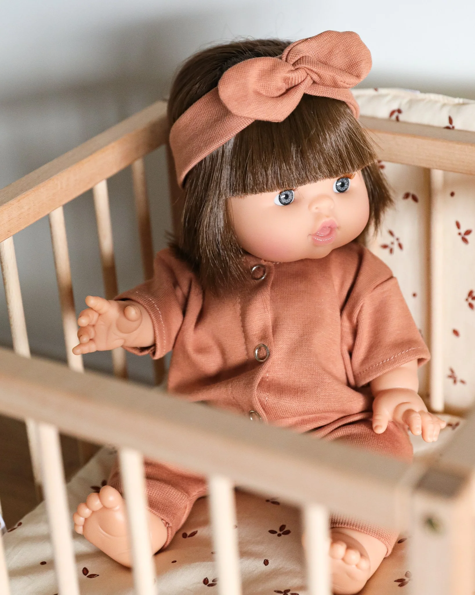 Minikane Doll Furniture | Wooden Baby Doll Playpen - Image 6