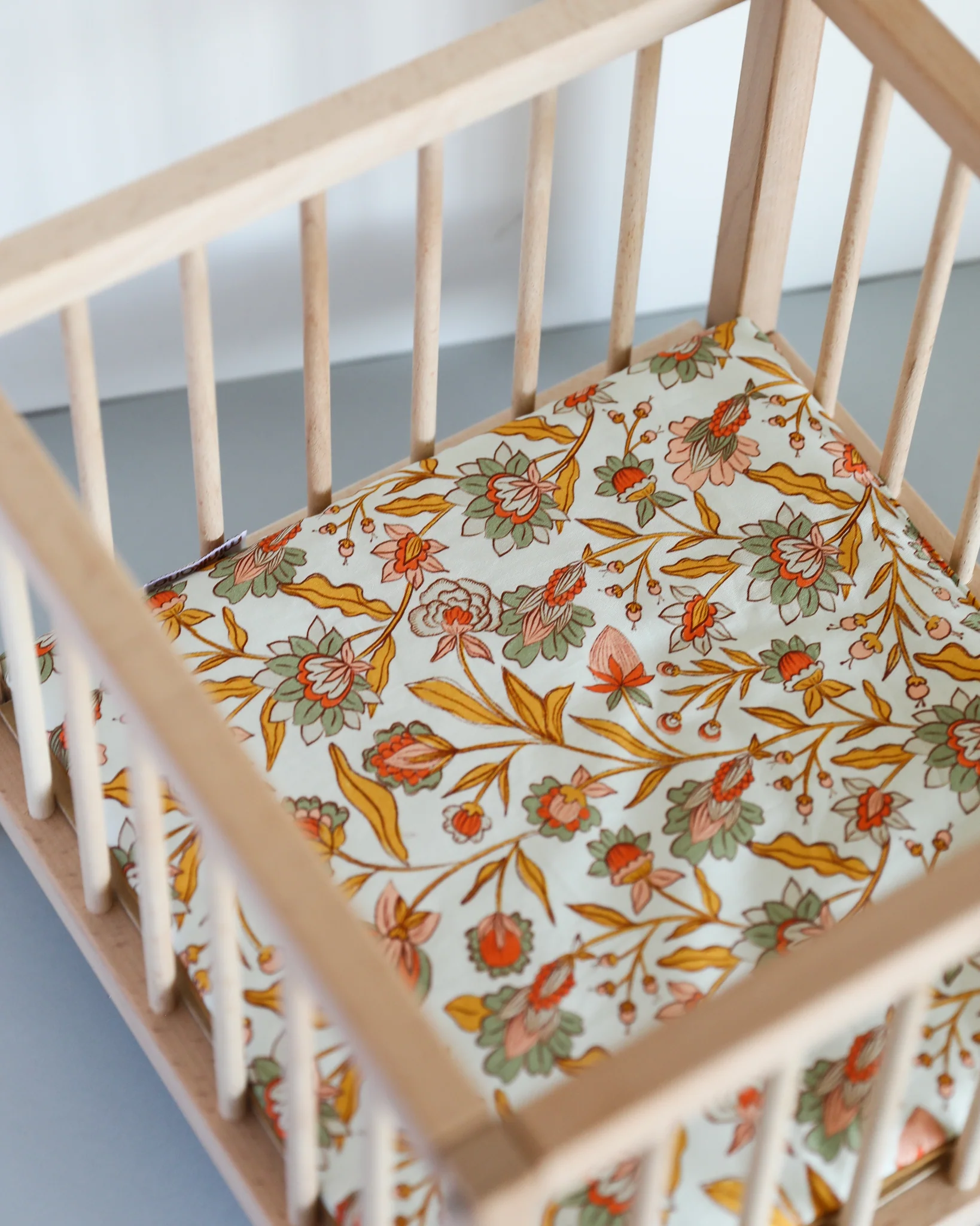 Minikane Doll Furniture | Baby Doll Playpen - Flower Print - Image 4