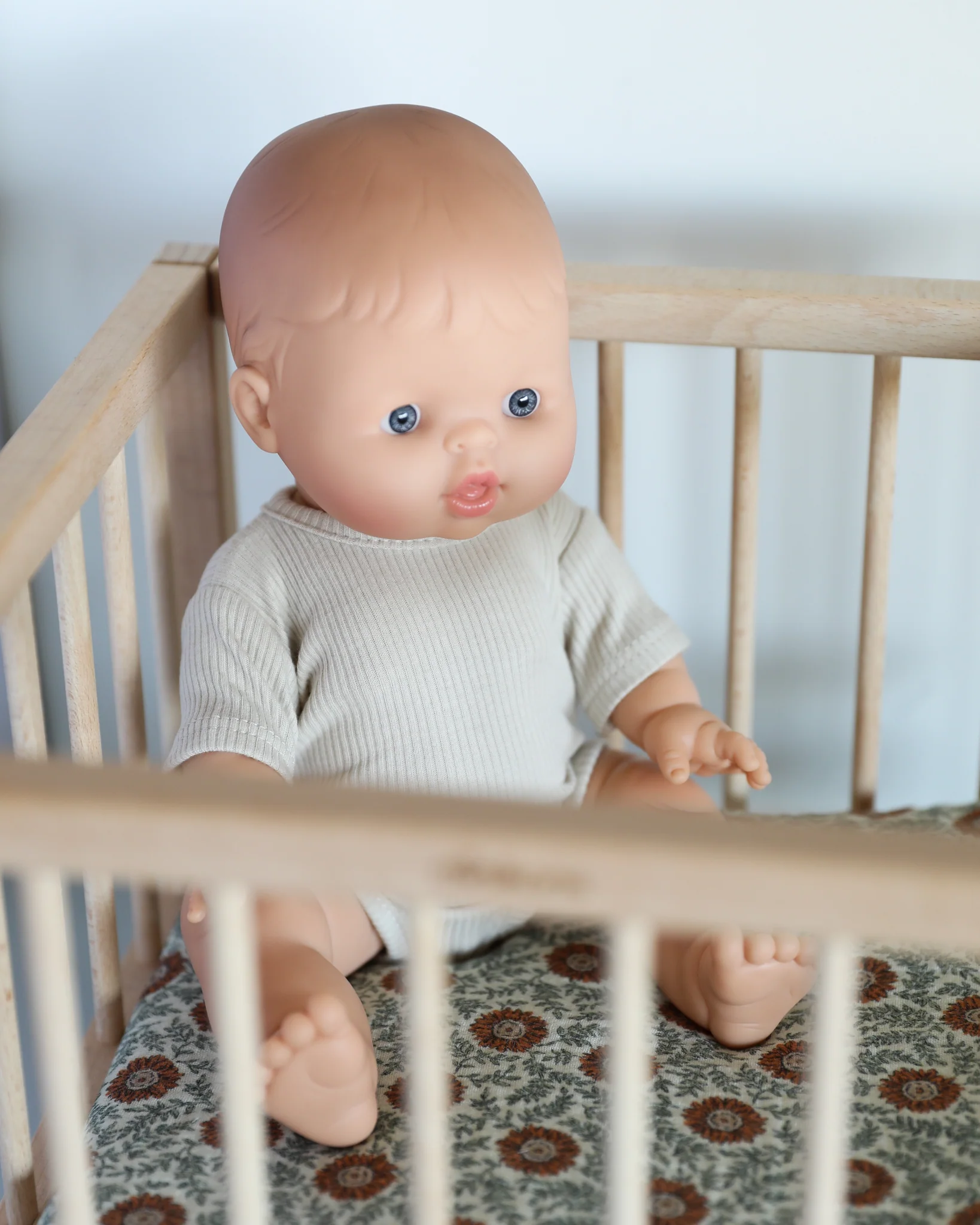 Minikane Doll Furniture | Baby Doll Playpen - Sunflower Print - Image 2