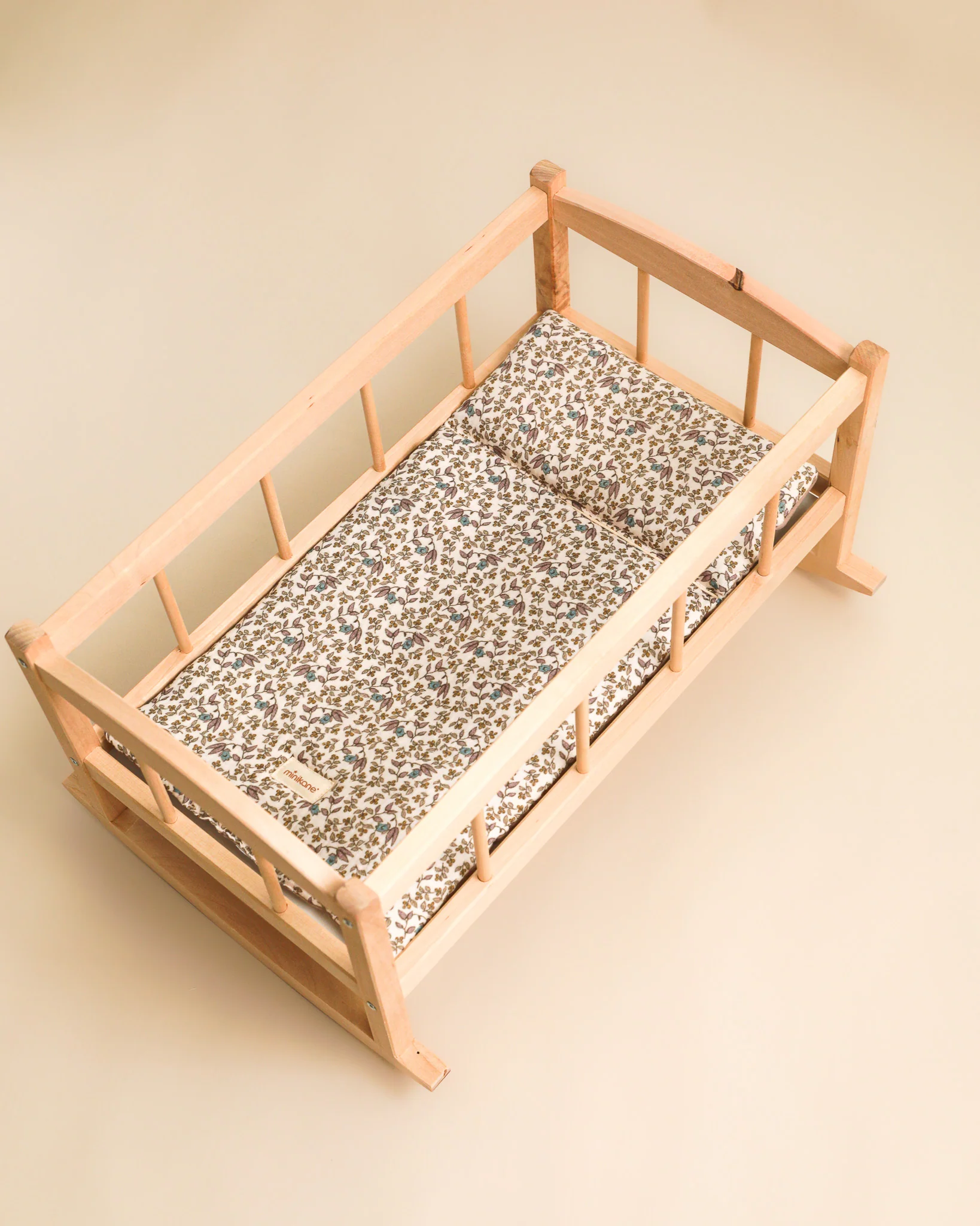 Minikane Doll Furniture | Wooden Doll Cradle Bed - Tinkerbell - Image 2