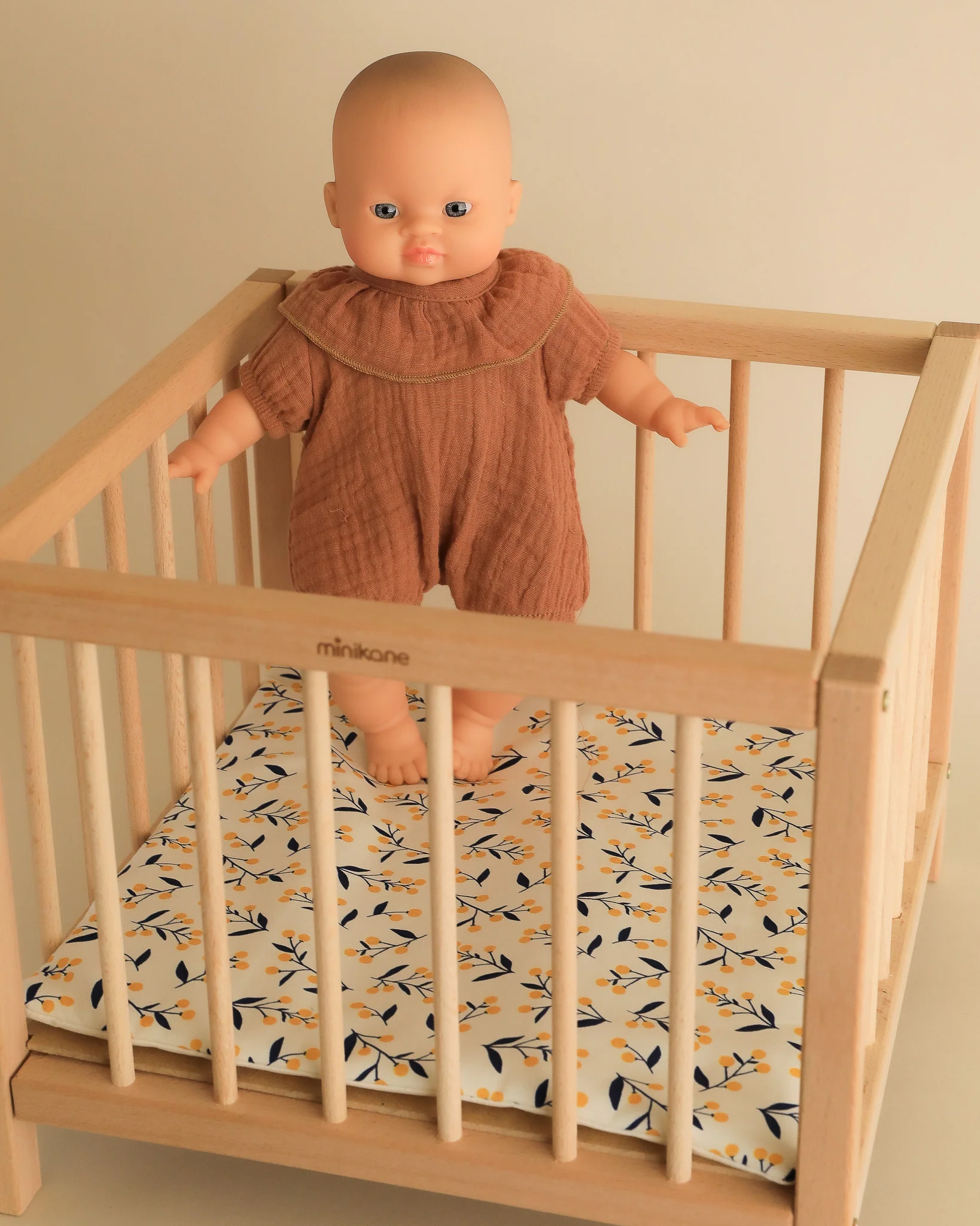 Minikane Doll Furniture | Wooden Doll Playpen - Mimosa - Image 4