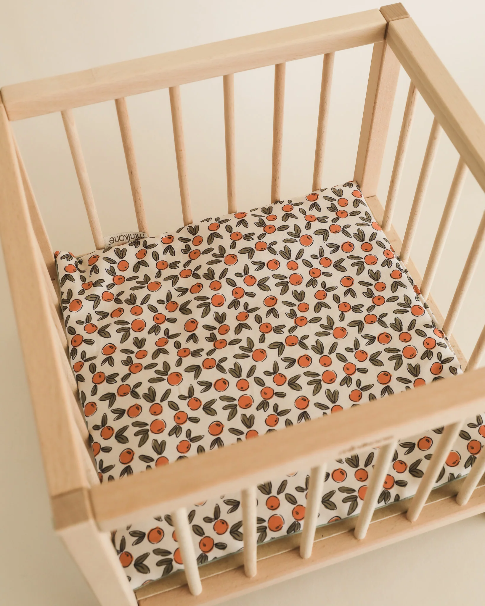 Minikane Doll Furniture | Wooden Doll Playpen - Orange - Image 8