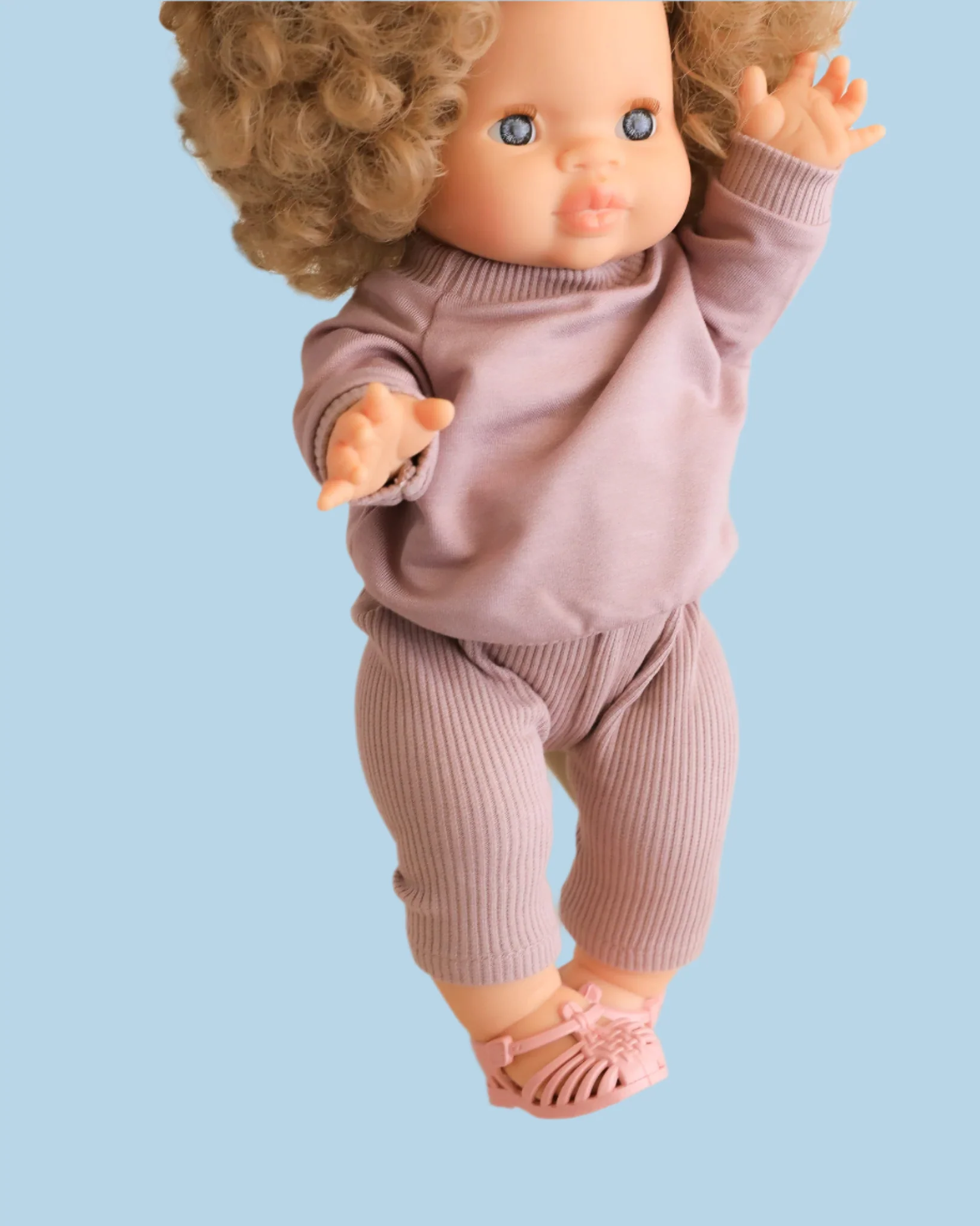 Minikane Doll Shoes | Doll Sandals - Pink - Image 3