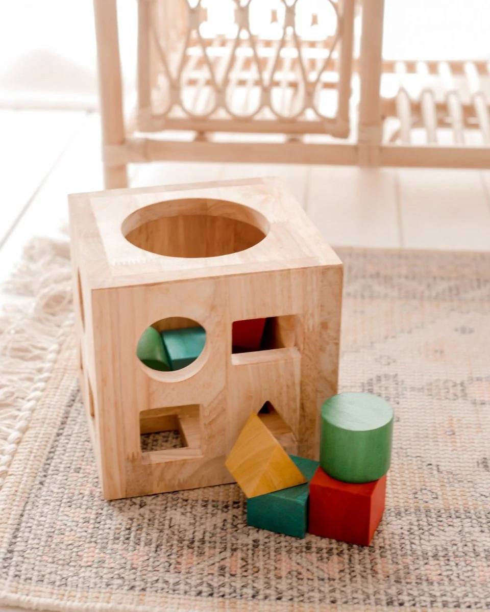 Montessori Shape Sorting Cube - Image 3