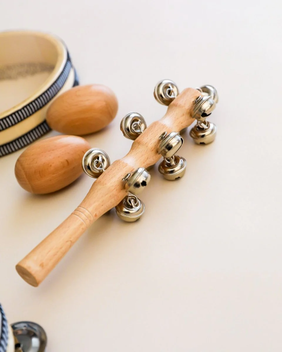 Montessori Wooden Bar Bell Shaker Musical Toy - Image 6