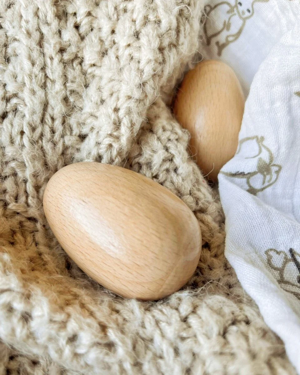 Montessori Wooden Egg Shakers (set of 2) - Image 3