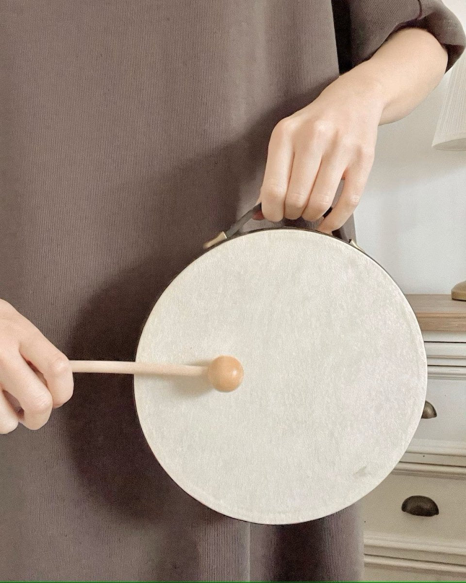 Montessori Wooden Hand Drum Musical Toy - Image 6