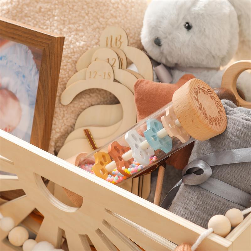 Wooden Rain Sound Cylinder: Montessori Sensory Toy for Auditory Development - Image 4