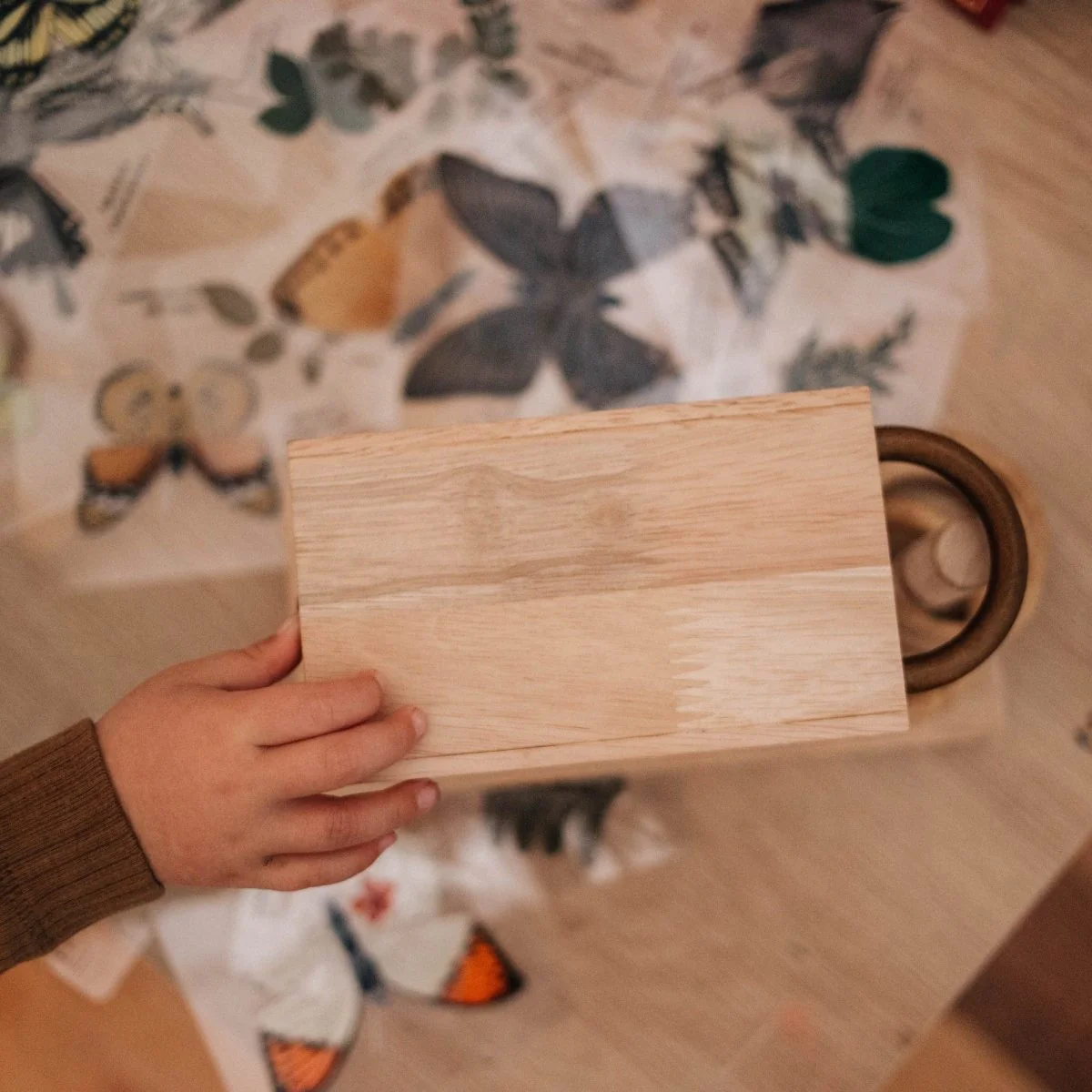Montessori Wooden Ring Slide - Image 3