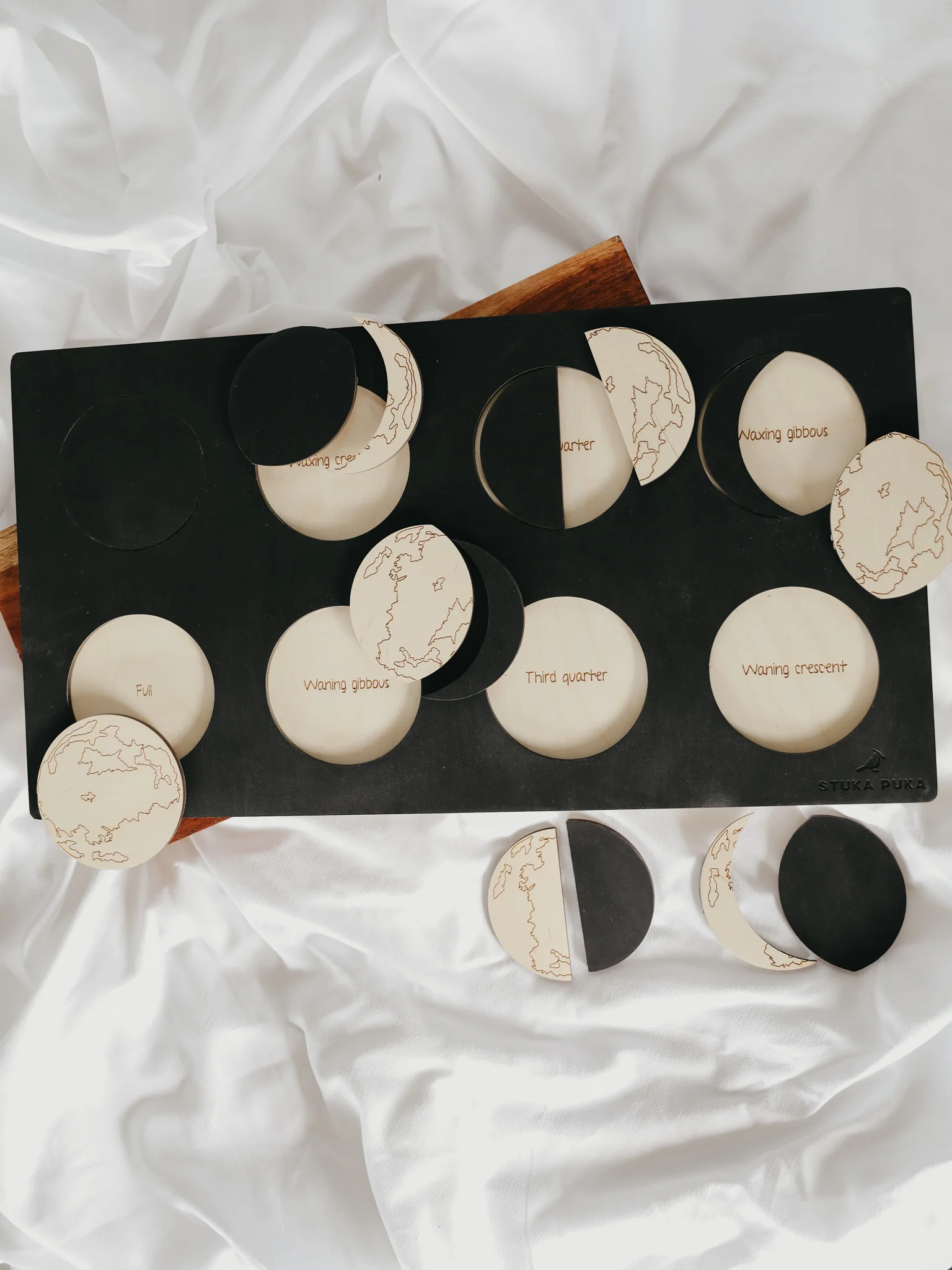 Moon Phase Wooden Puzzle - Image 3
