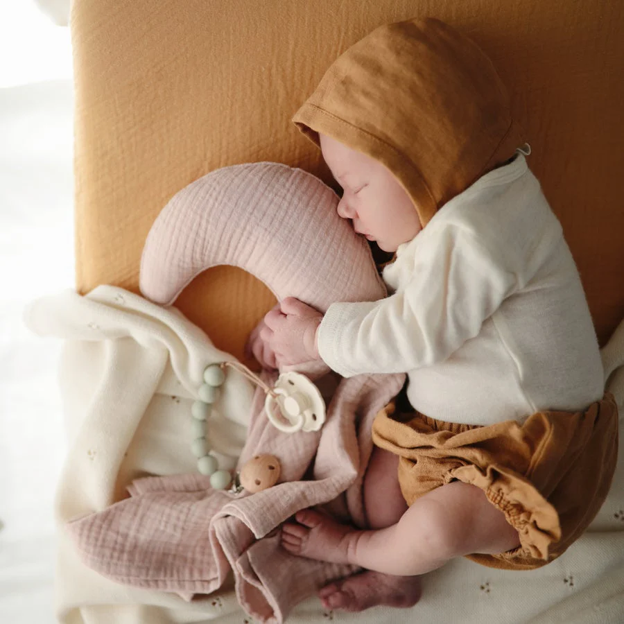 Mushie | Baby Security Blanket - Moon - Image 6