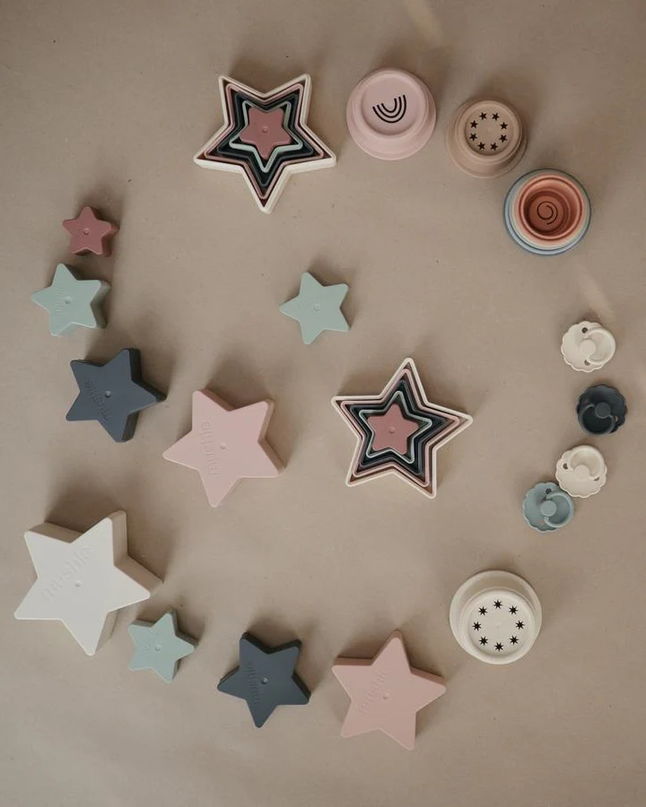 Mushie | Nesting Stars Baby Toy - Image 4