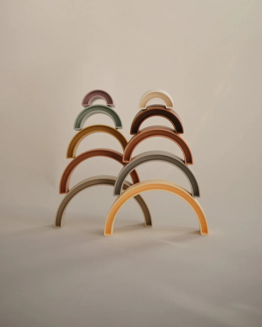 Mushie | Rainbow Stacking Toy - Image 8