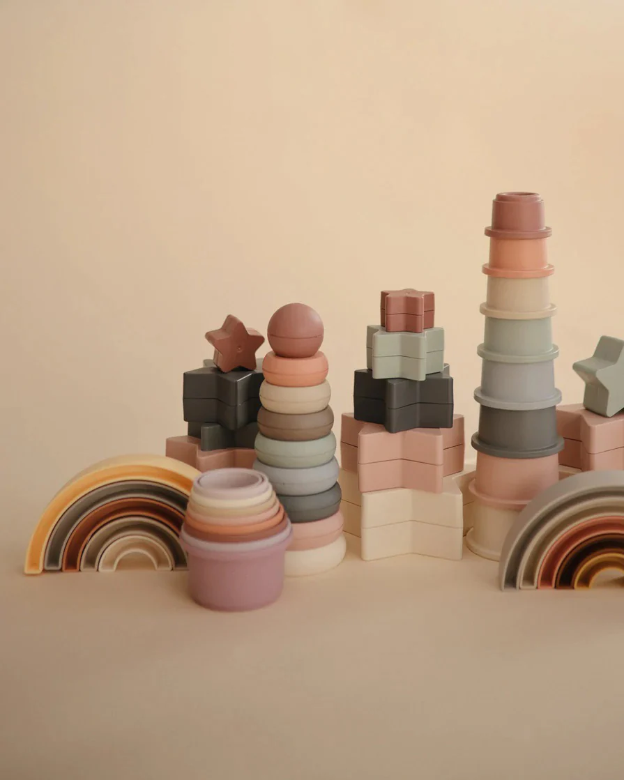 Mushie | Rainbow Stacking Toy - Image 5