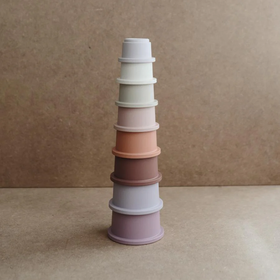 Mushie | Stacking Cups Baby Toy - Image 2