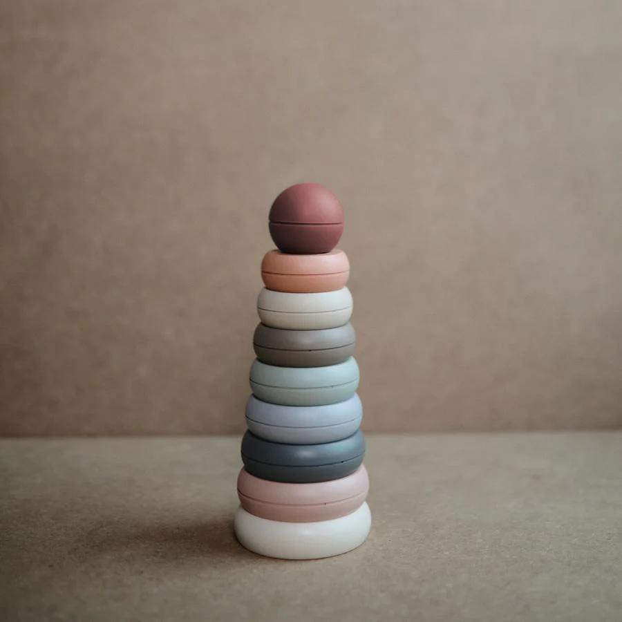 Mushie | Stacking Rings Toy - Image 3