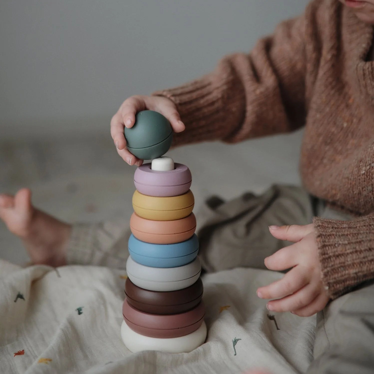 Mushie | Stacking Rings Toy - Image 7
