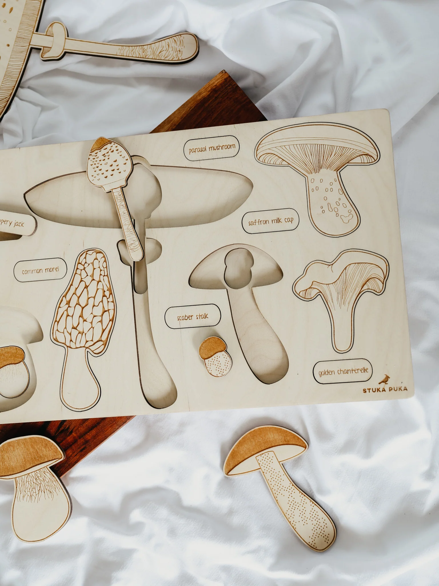 Mushroom Wooden Puzzle - Image 3