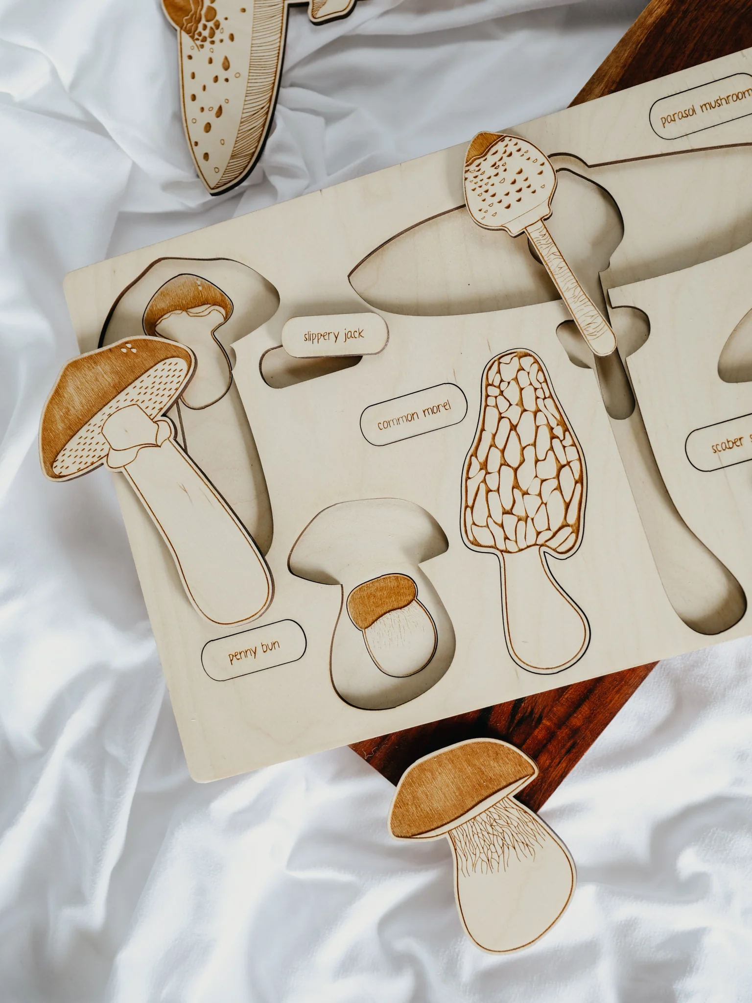 Mushroom Wooden Puzzle - Image 4